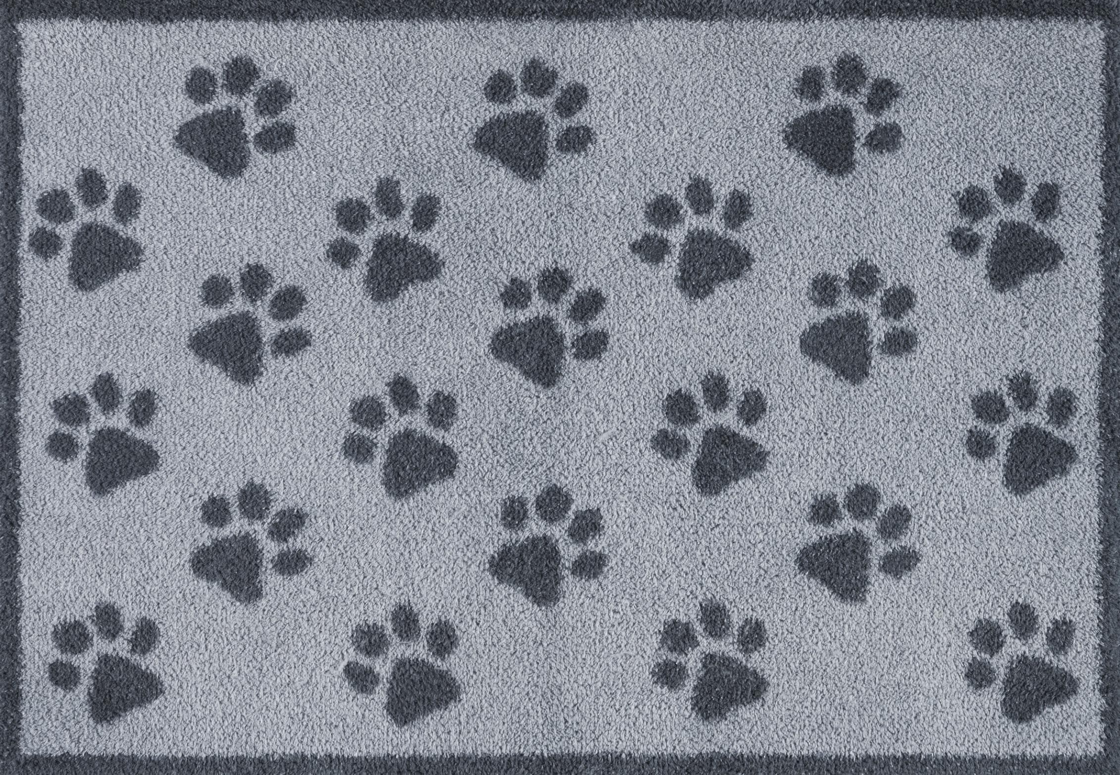 Turtle Mat Fußmatte Paws Grau Recycelt Saugstark