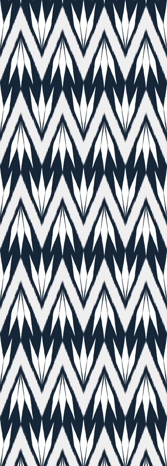 QUEENCE Vinyltapete Camille Schwarz Selbstklebend 90x250cm