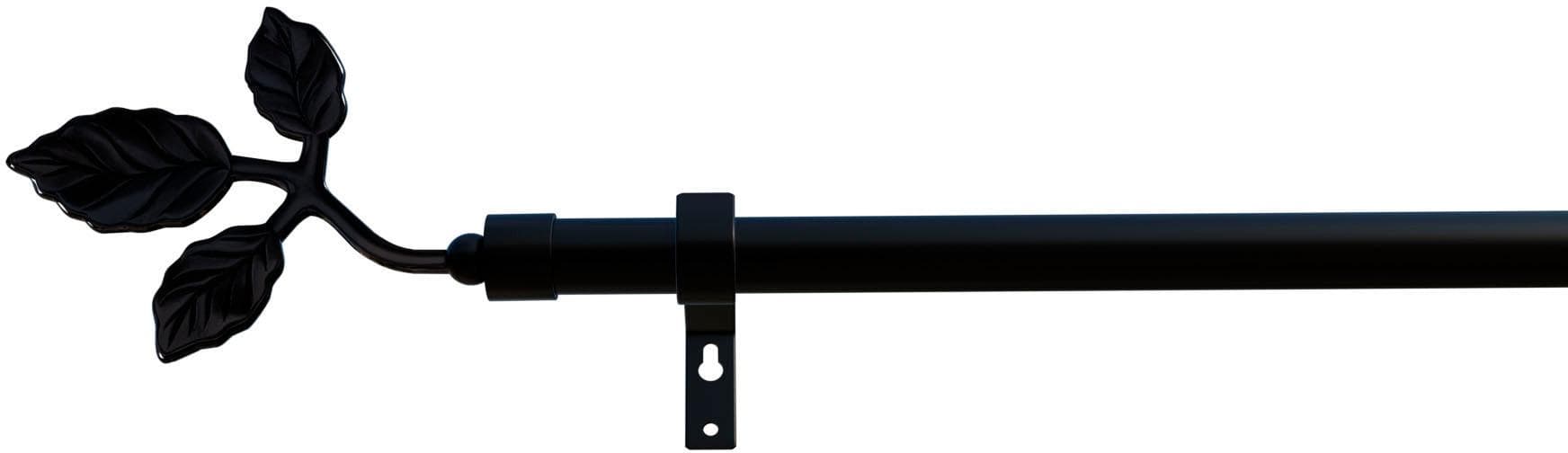 Gardinenstange INDEKO Toskana Schwarz Stahl 16mm