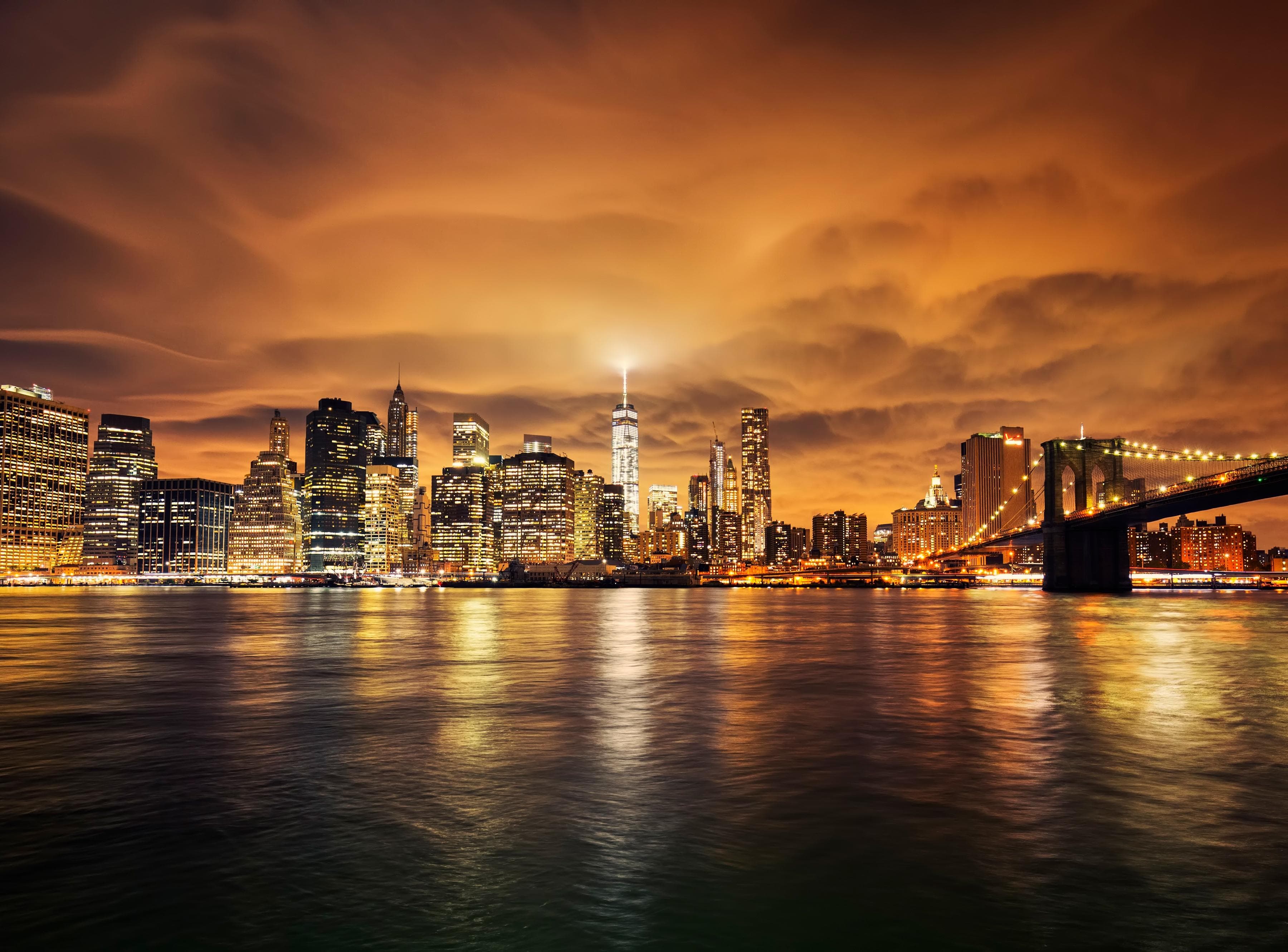 PAPERMOON Fototapete Manhattan at Sunset Vlies Urban
