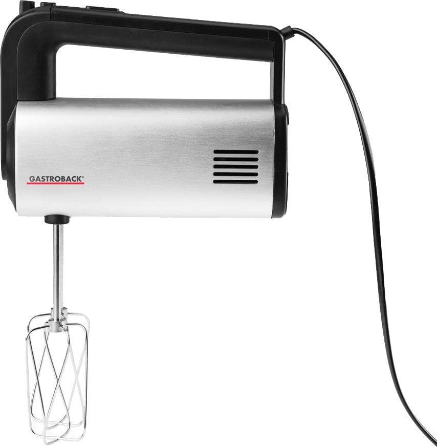 GASTROBACK Handmixer 40983 Design Pro Silber Schwarz