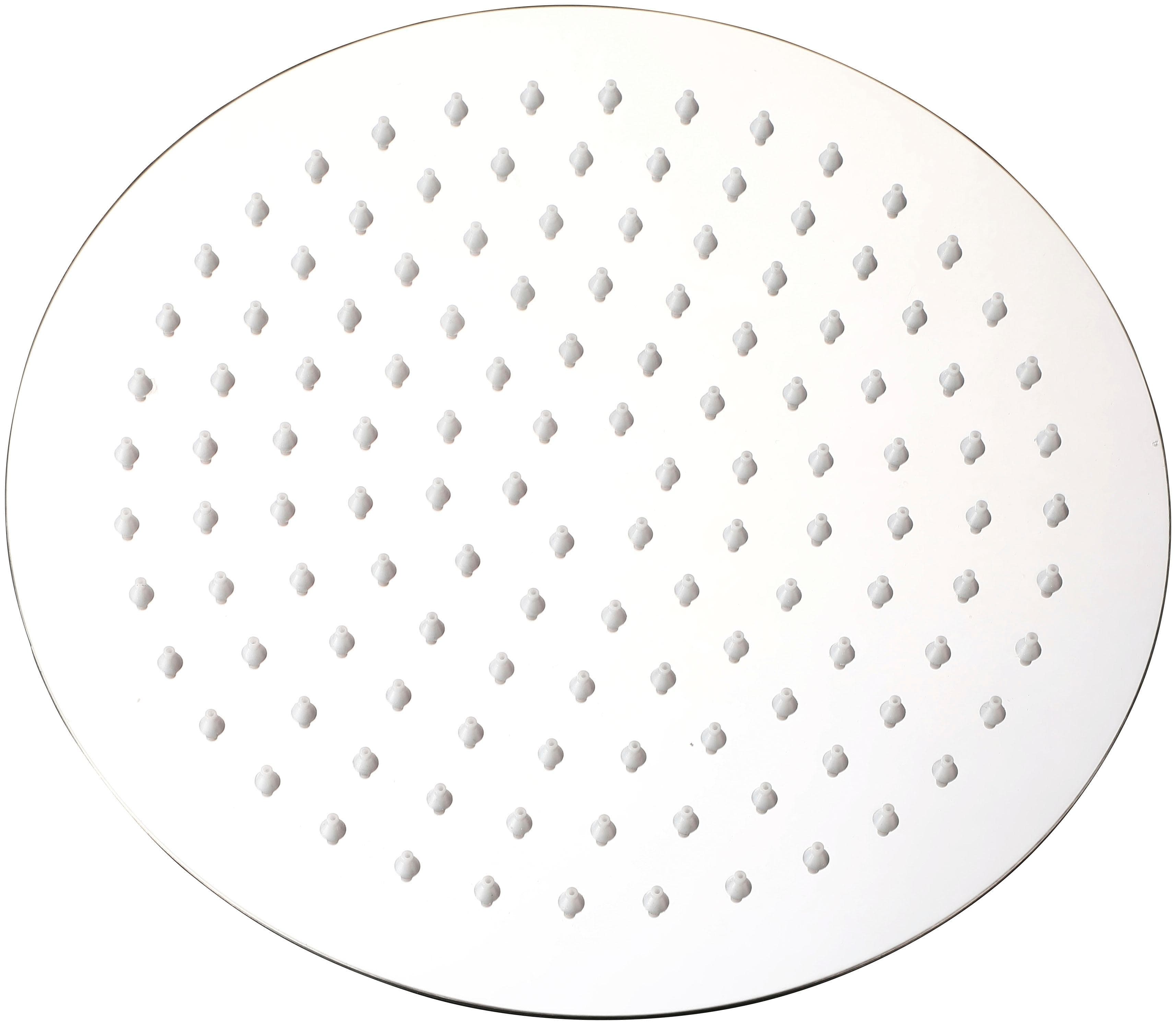 MARWELL Kopfbrause Silber Edelstahl 25cm Anti-Kalk