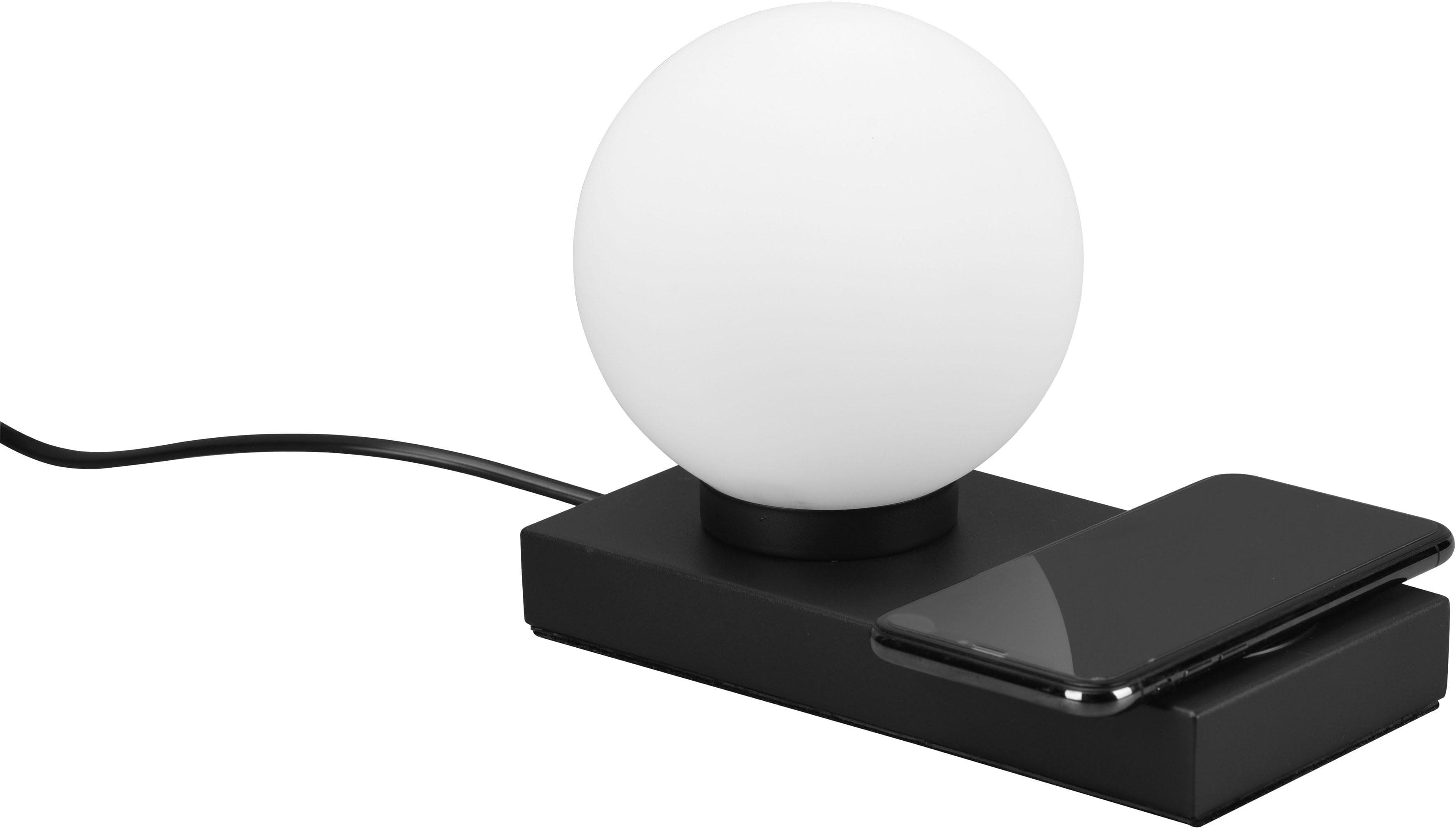 REALITY LEUCHTEN Schreibtischlampe Chloe Schwarz Matt mit Touch-Dimmer