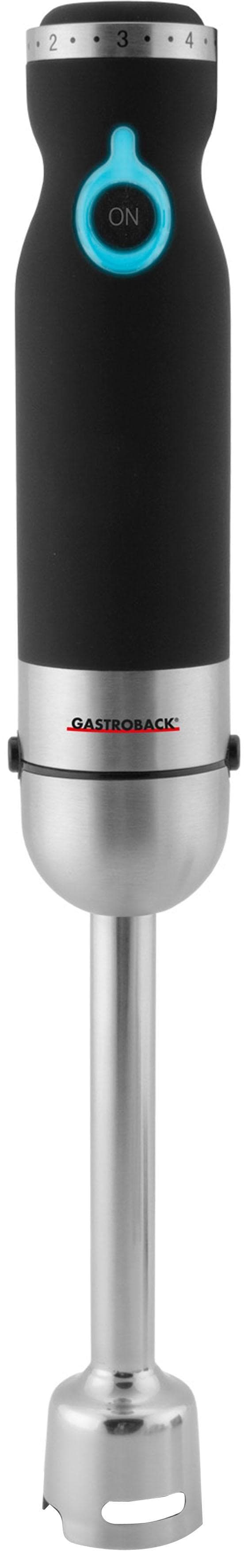 Gastroback Stabmixer 40976 Design Advanced Pro E Schwarz Edelstahl