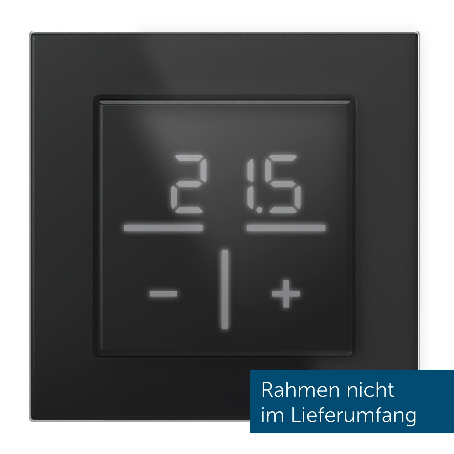 Homematic IP Glas-Wandthermostat Schwarz Smart Home