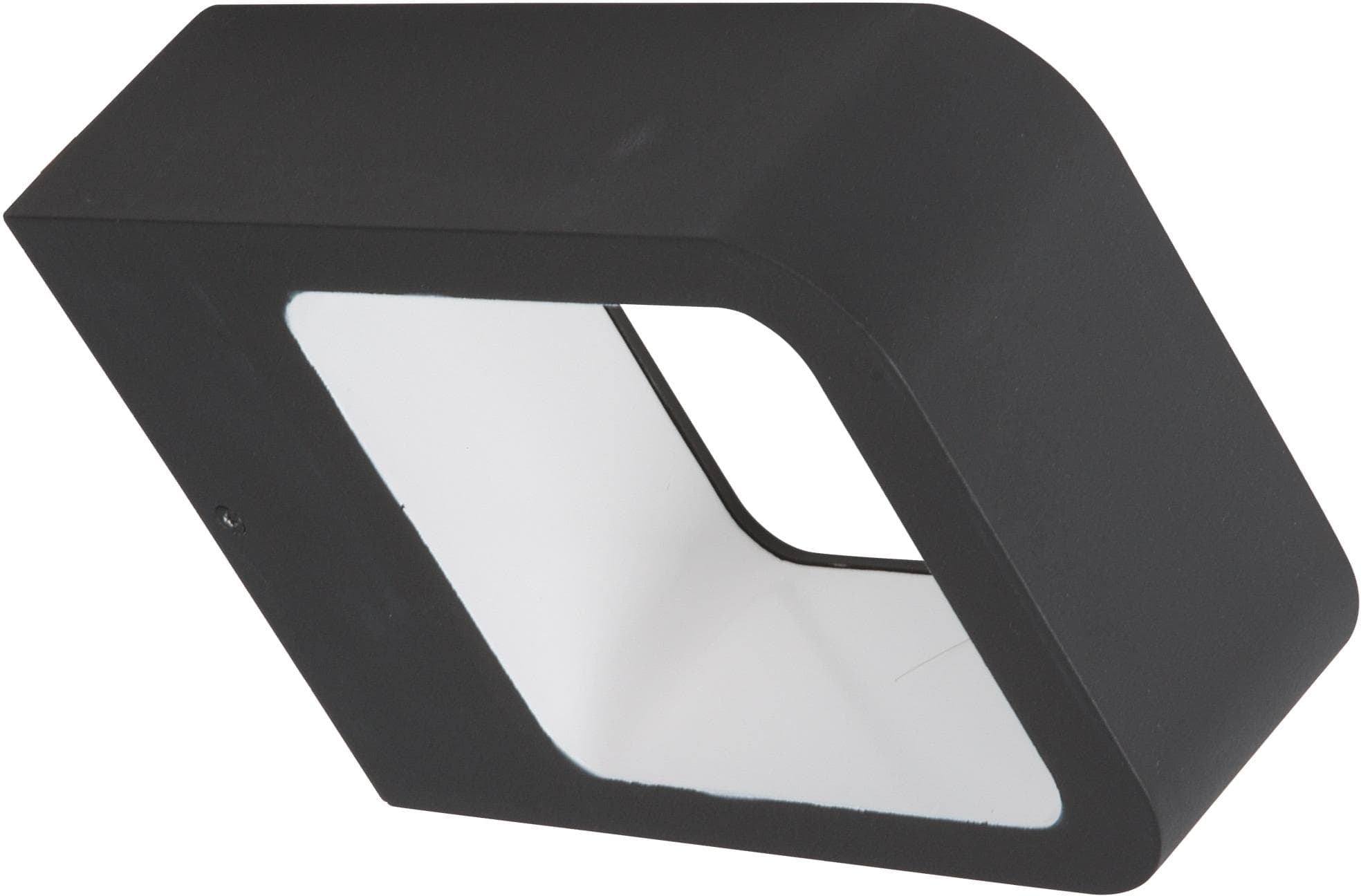Heitronic LED-Wandleuchte Juna Außen Dunkelgrau/Weiß