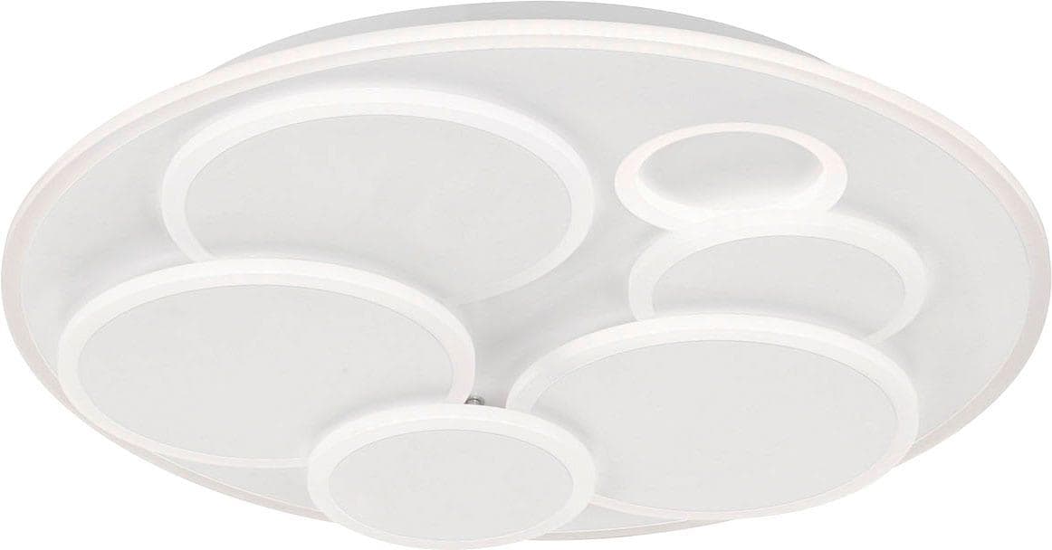 Fischer und Honsel LED-Deckenlampe Dots Weiß Metall/Acryl CCT