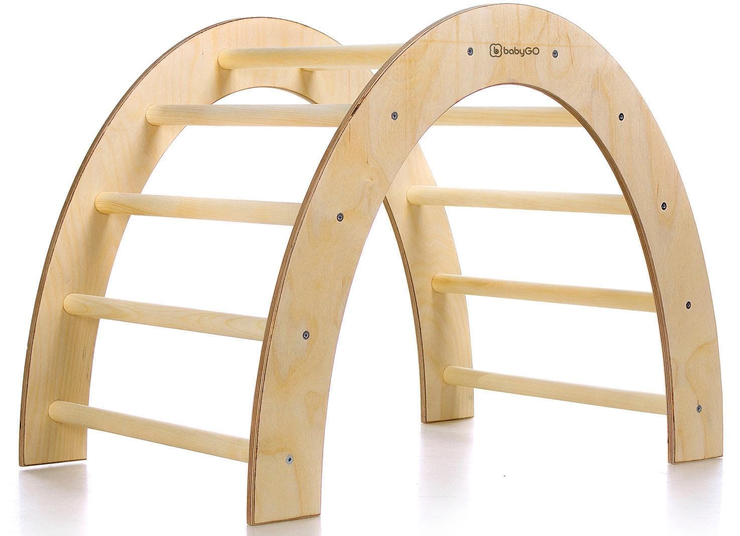 BABYGO Woodland Kletterbogen Natur Holz