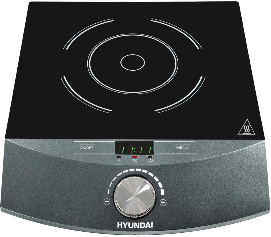 HYUNDAI Einzel-Induktionskochplatte IND133, schwarz, 1800W, LED-Display