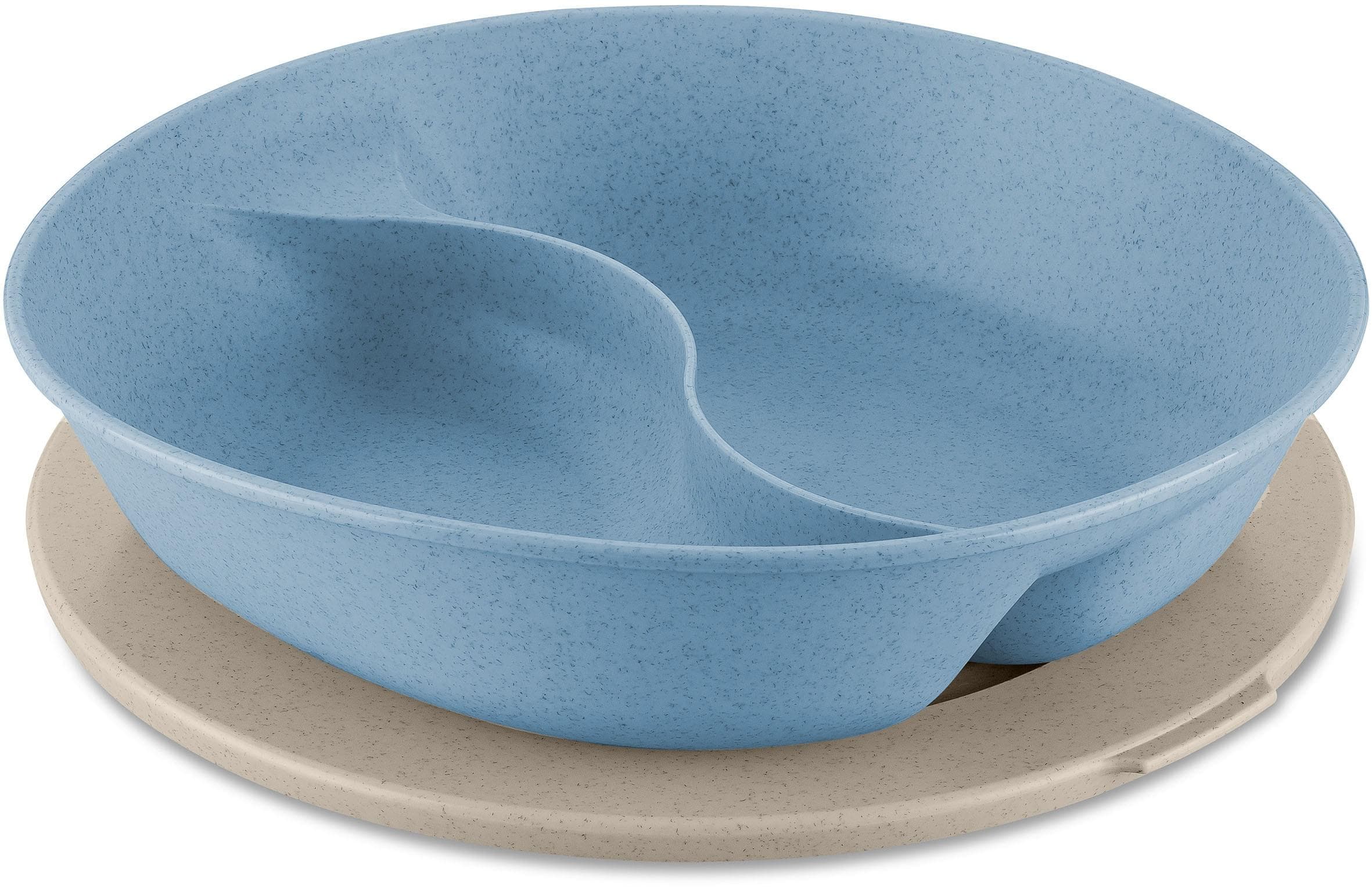 KOZIOL CONNECT SEPAREE Speiseteller blau 25cm