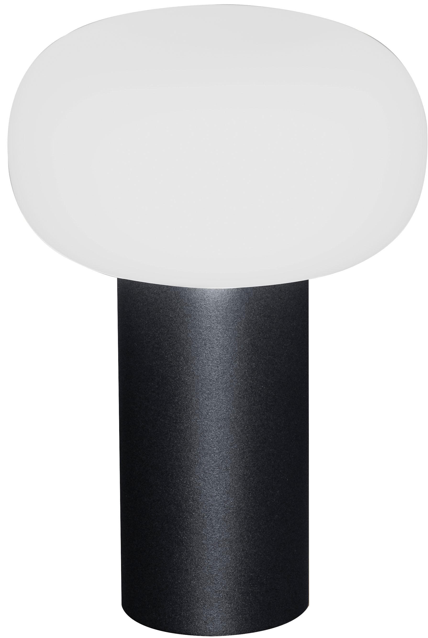 Konstsmide LED-Tischleuchte Antibes IP54 Akku RGBW Schwarz