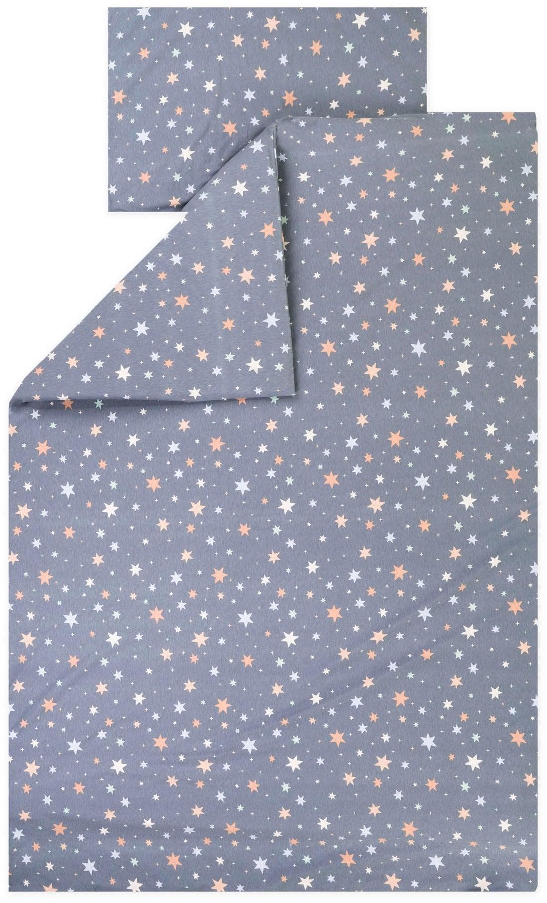 Julius Zöllner Kinderbettwäsche Jersey Blau Shiny Stars