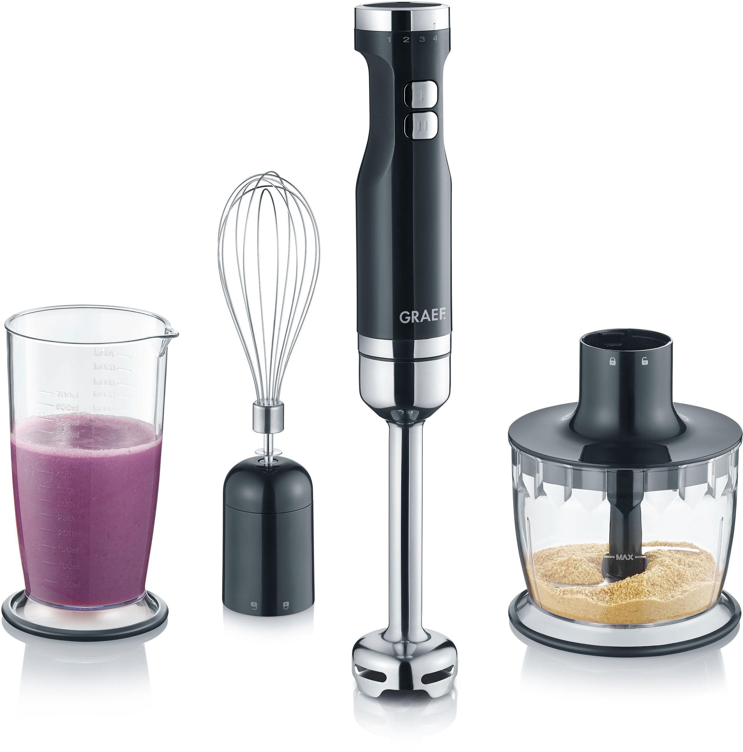 GRAEF Stabmixer HB 502 Schwarz 800 Watt