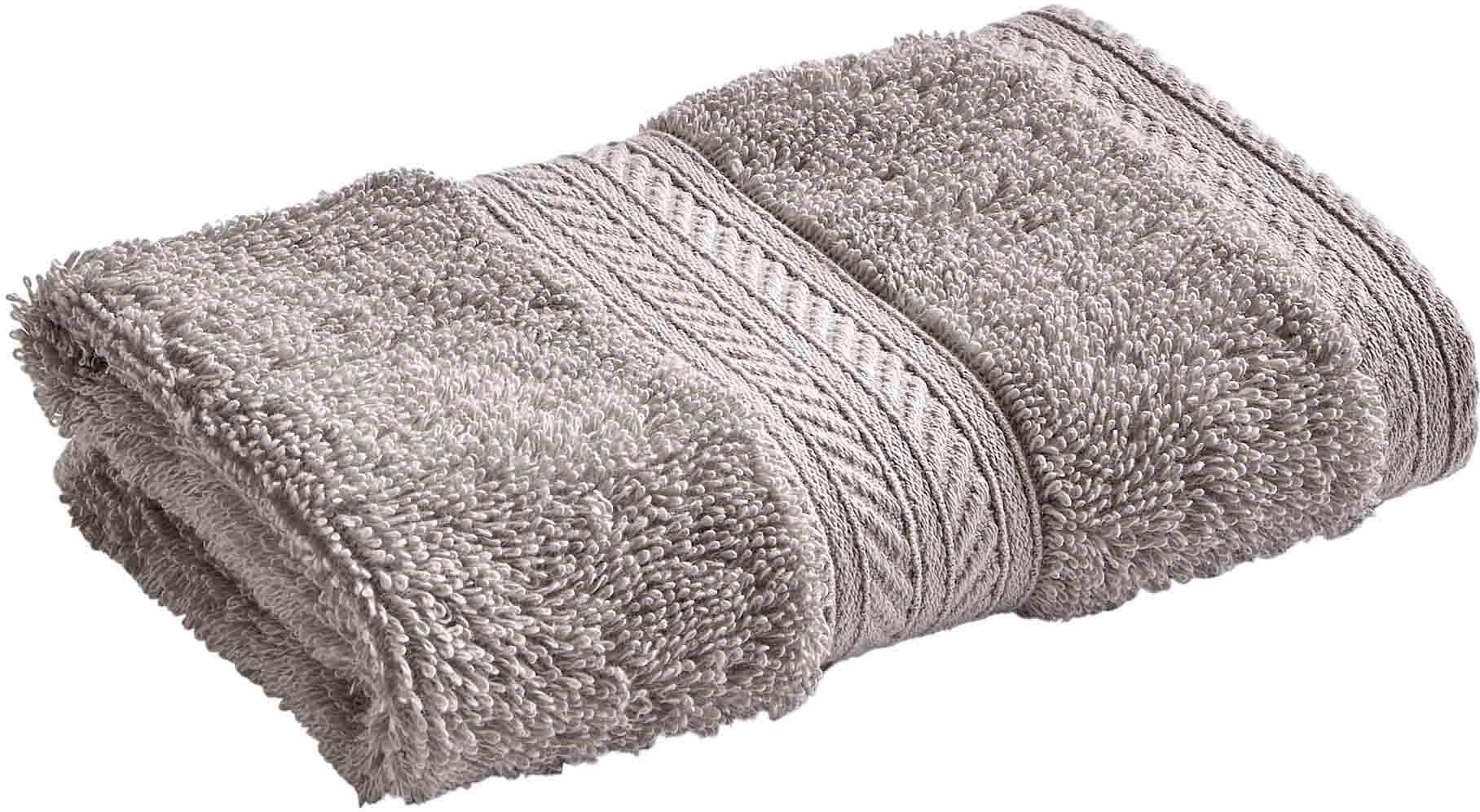 Waschlappen CHRISTY Renaissance grau 6er Set - Premium Walkfrottier