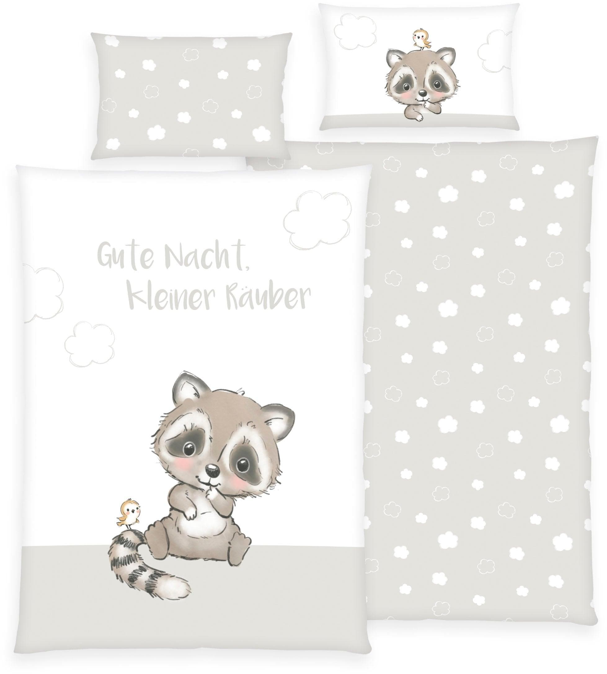 Baby Best Babybettwäsche Kleiner Räuber Renforcé 2-teilig