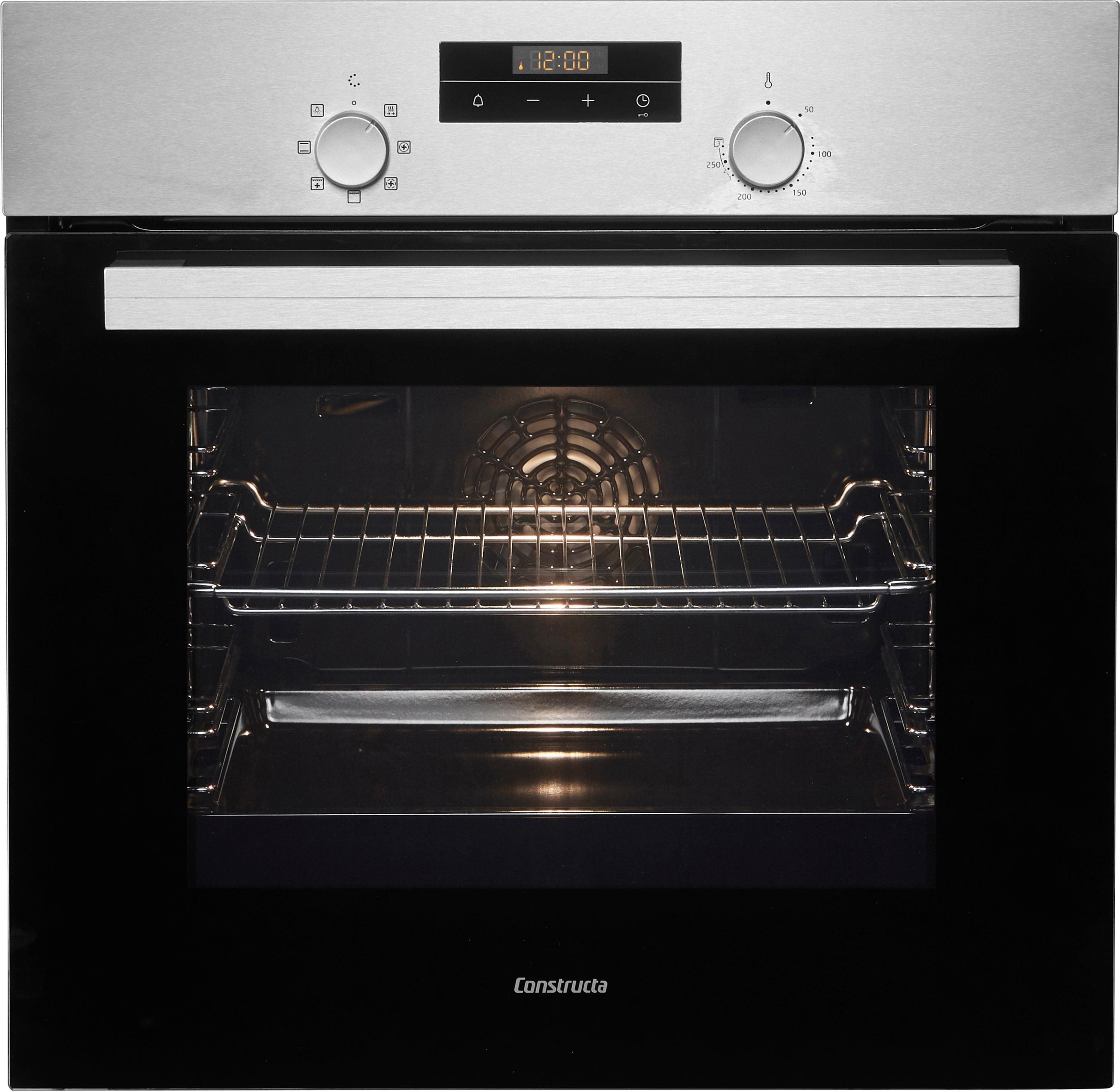 CONSTRUCTA Einbaubackofen CF2M50050 Silber