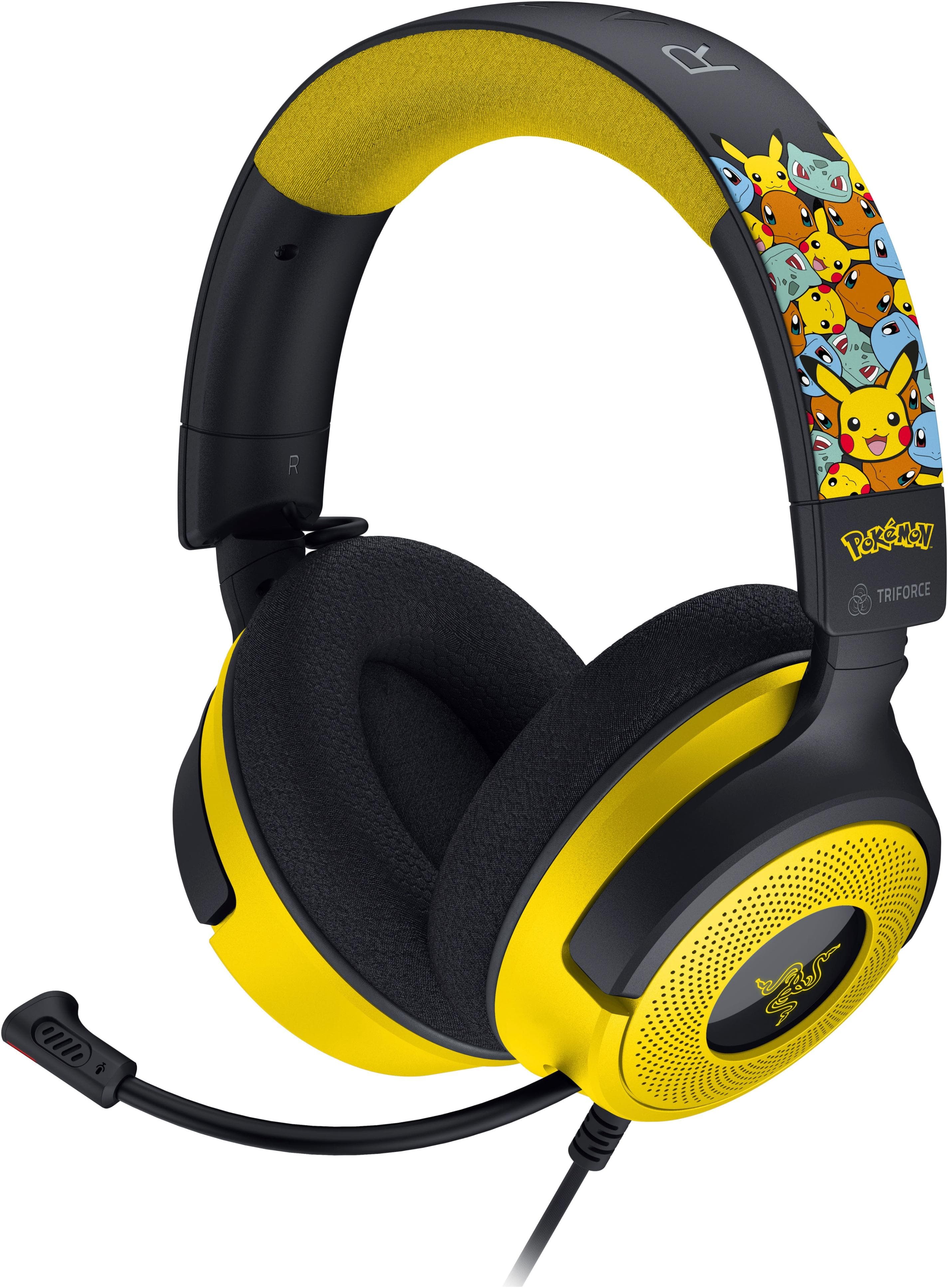 RAZER Gaming-Headset Kraken V4 X Pokémon Edition Schwarz Gelb