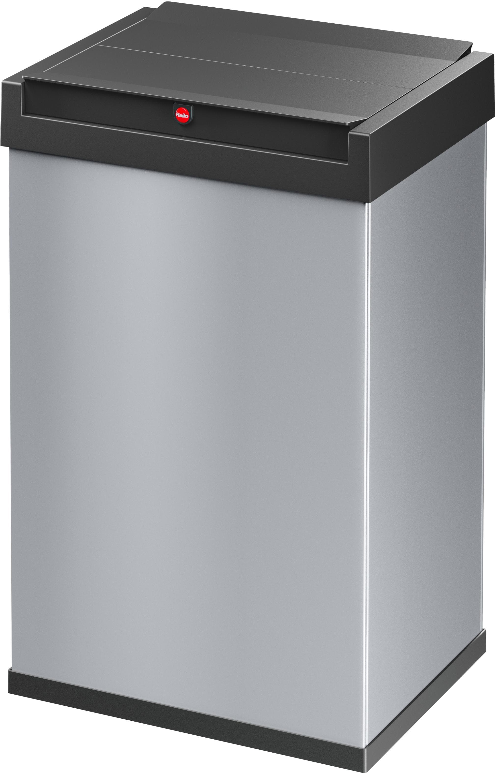 Hailo Big-Box Swing L Großraum-Müllbox 35 ltr Silber