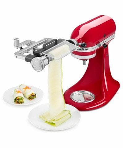 KitchenAid Gemüseblattschneidvorsatz 5KSMSCA Silber