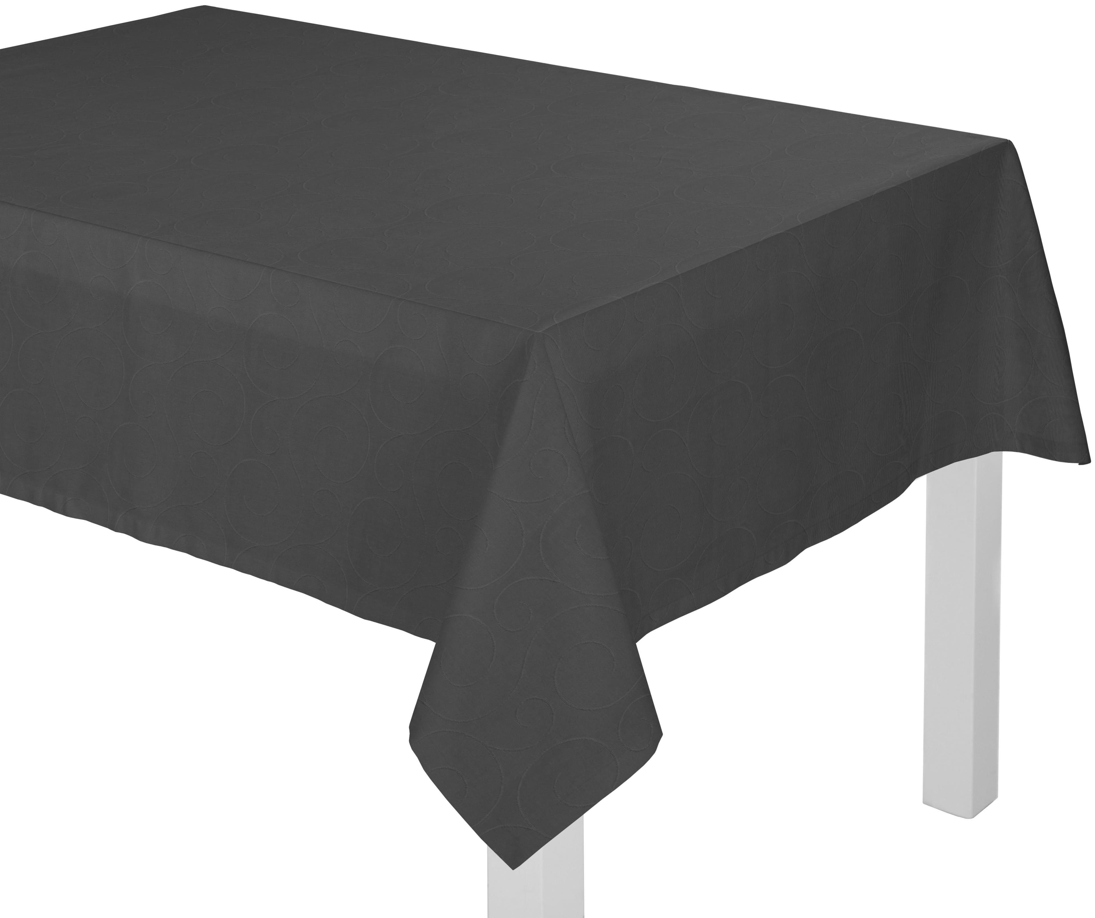 Tischdecke WIRTH 'Neufahrn' Gr. 4, schwarz, 130x190cm