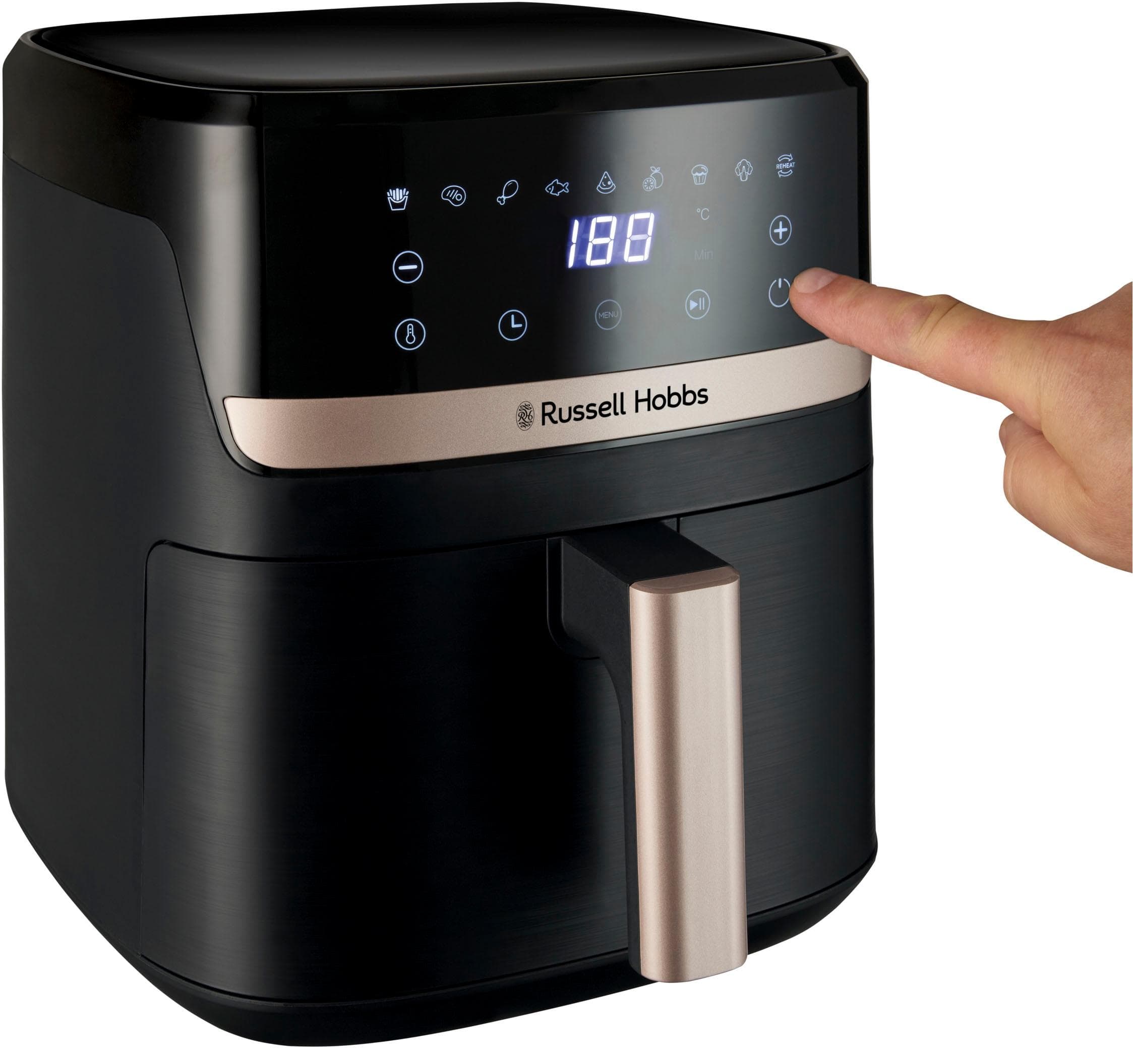 Russell Hobbs Heißluftfritteuse 5,5L Schwarz 9 Programme