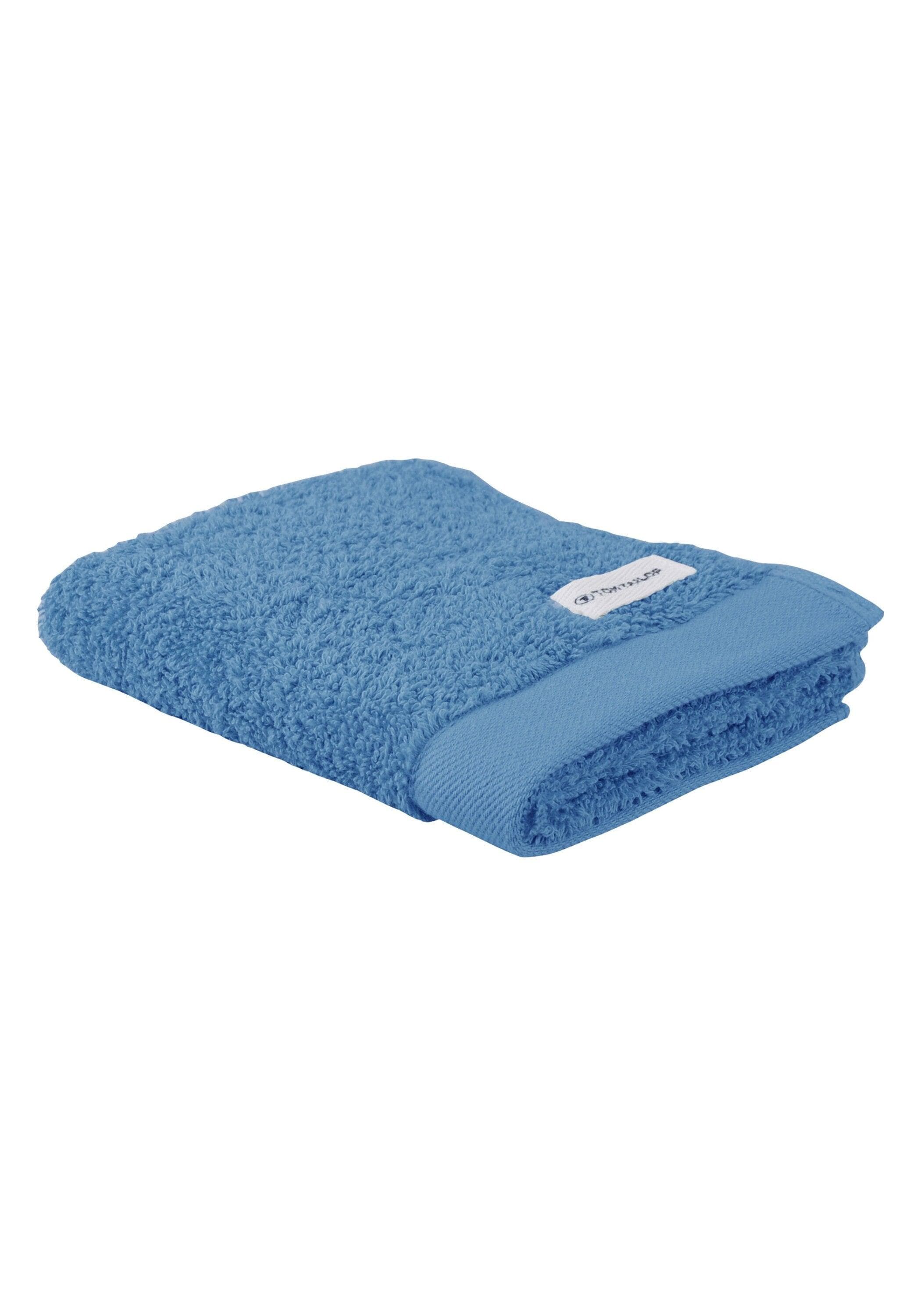 TOM TAILOR HOME Gästehandtuch Blau 30x50cm Frottier 100% Baumwolle