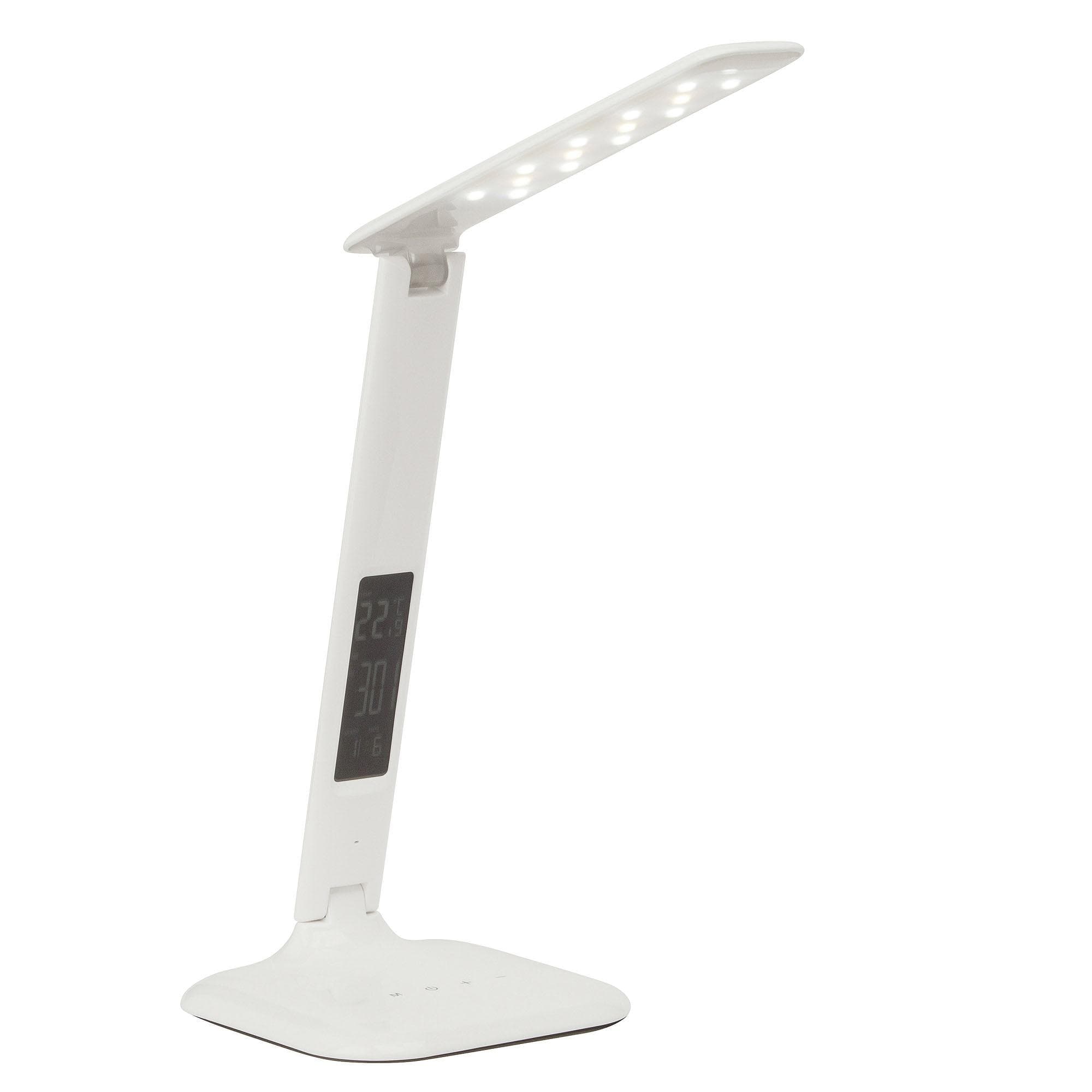 BRILLIANT LED Schreibtischlampe Glenn Weiß Touchdimmer USB