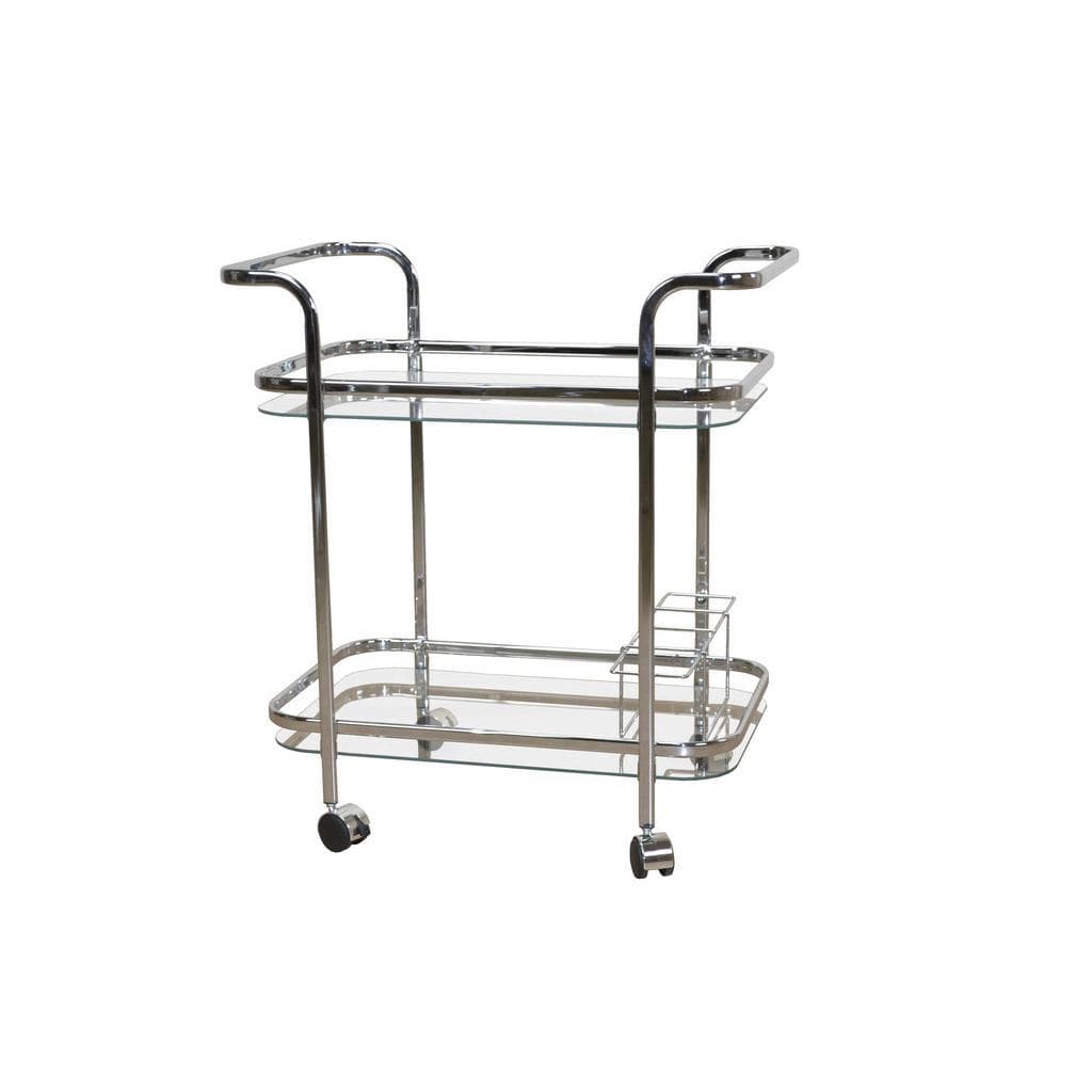 Home Affaire Servierwagen - Eleganter Rollwagen im Landhausstil mit Glasablagen