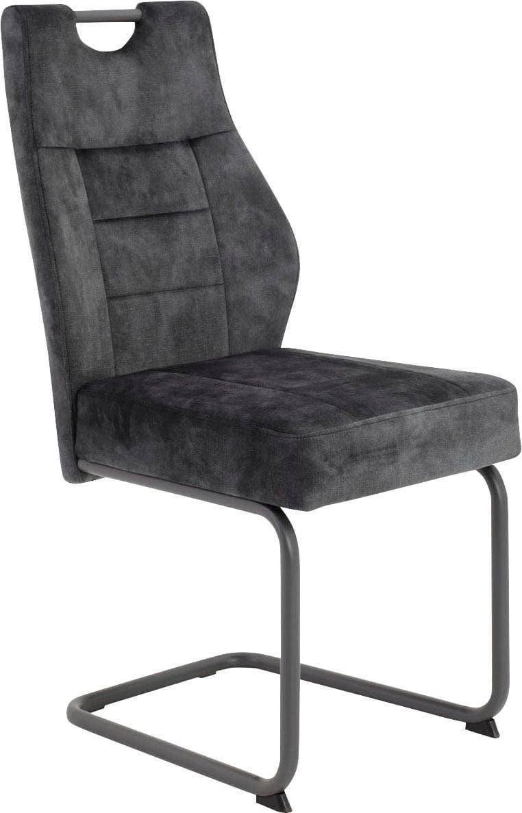 HELA Linda S Esszimmerstuhl Vintage Anthrazit Freischwinger