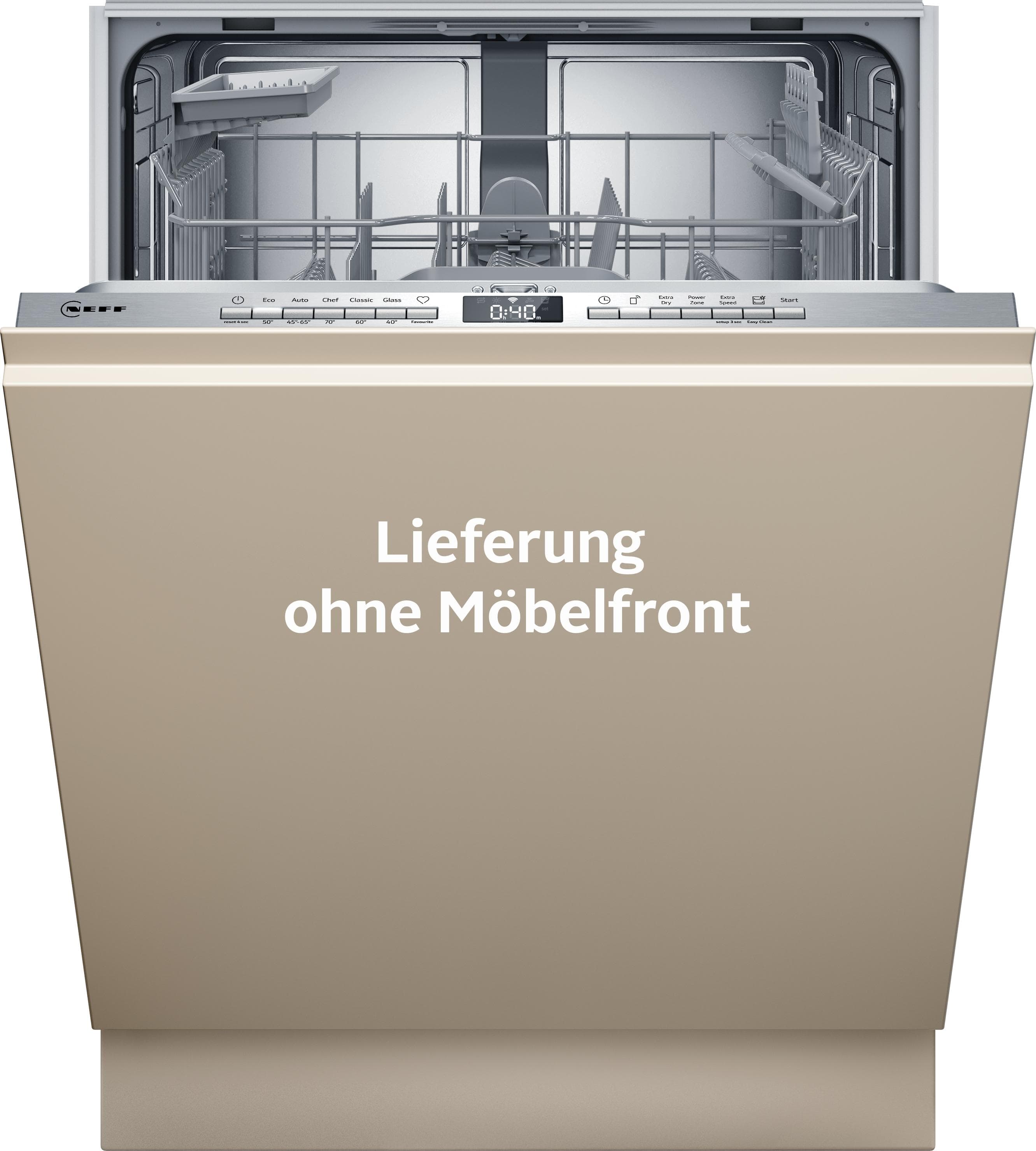 NEFF Geschirrspüler S255HTX06E Vollintegrierbar Weiß