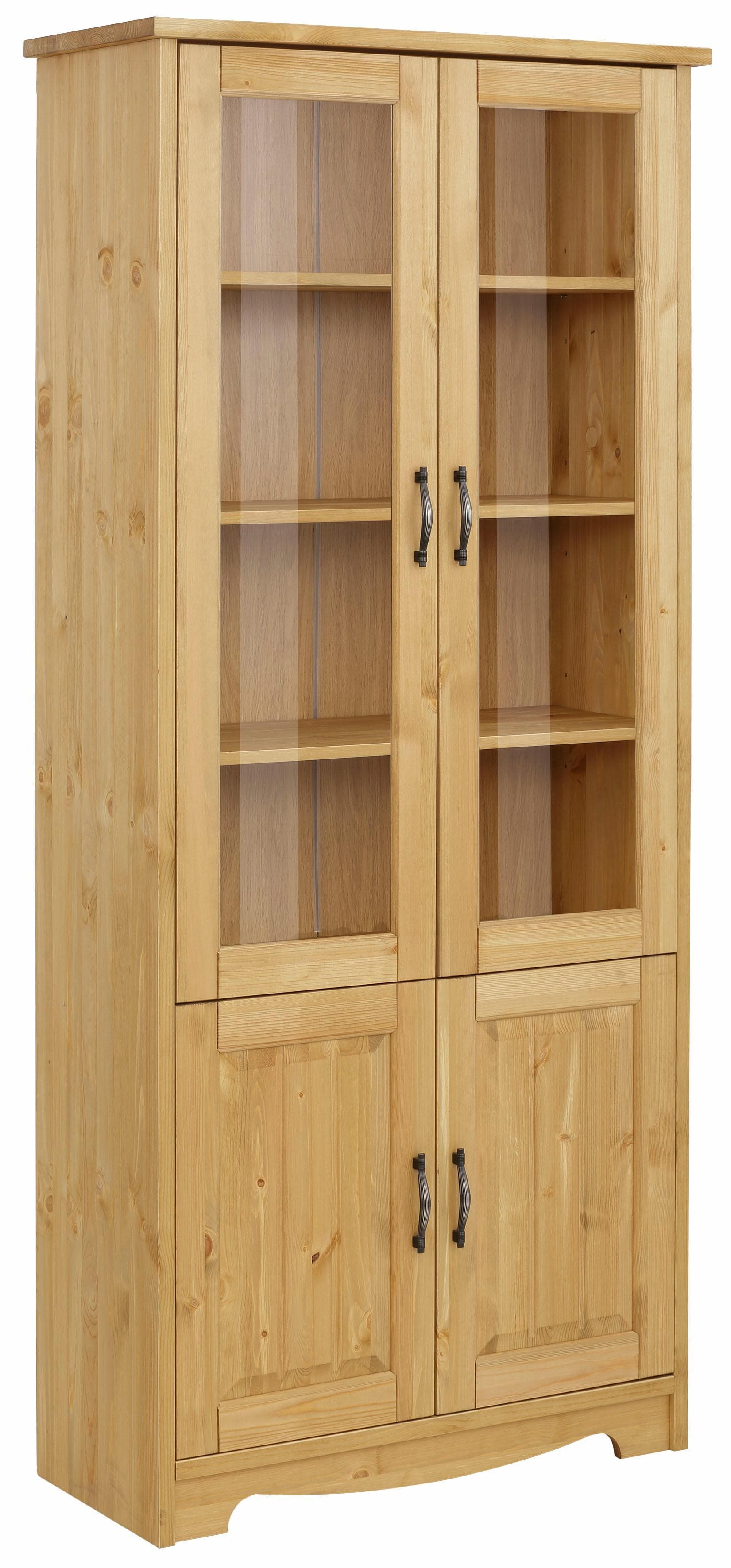 OTTO HOME Vitrine Trinidad 4-türig Kiefer geölt