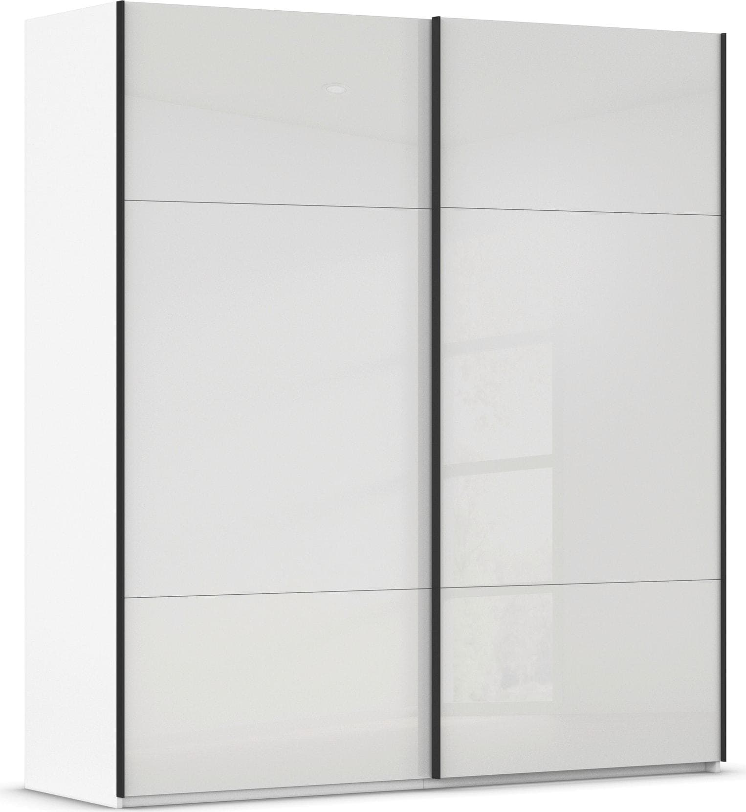 RAUCH Schwebetürenschrank CONTIDO Weiß/Glas