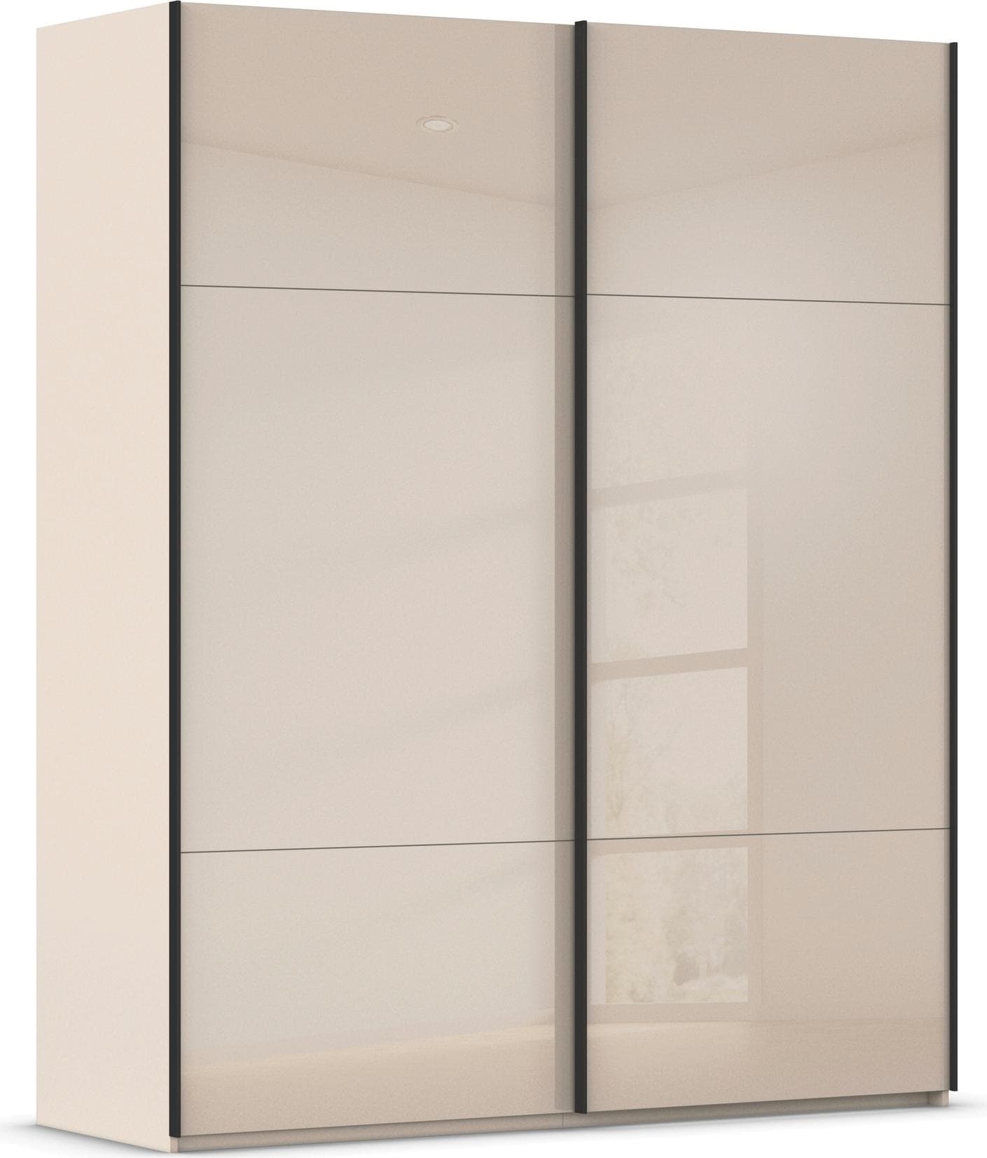 RAUCH Schwebetürenschrank CONTIDO Beige/Glas Beige