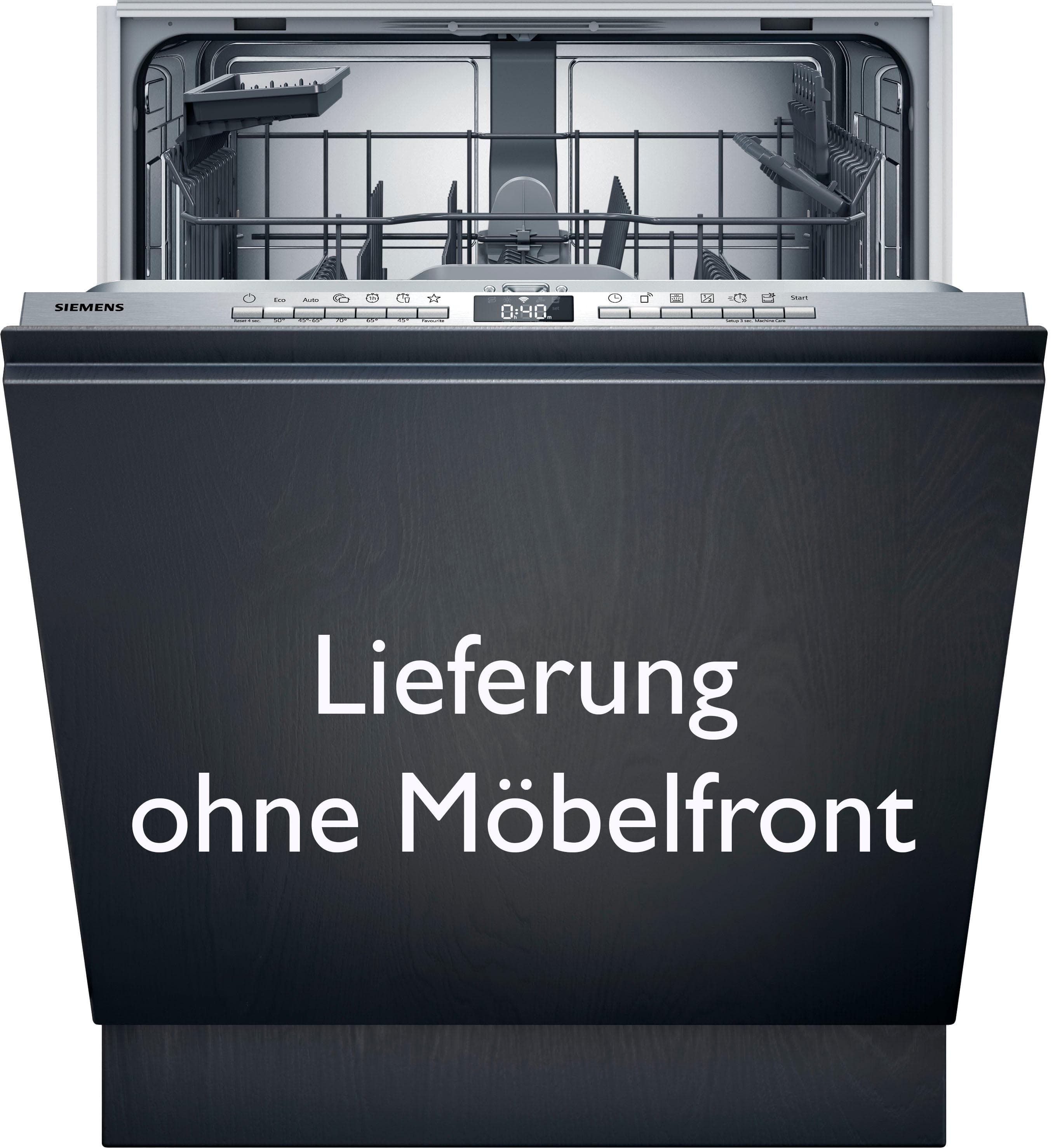 Siemens Geschirrspüler SN63EX04TE Silber Vollintegrierbar