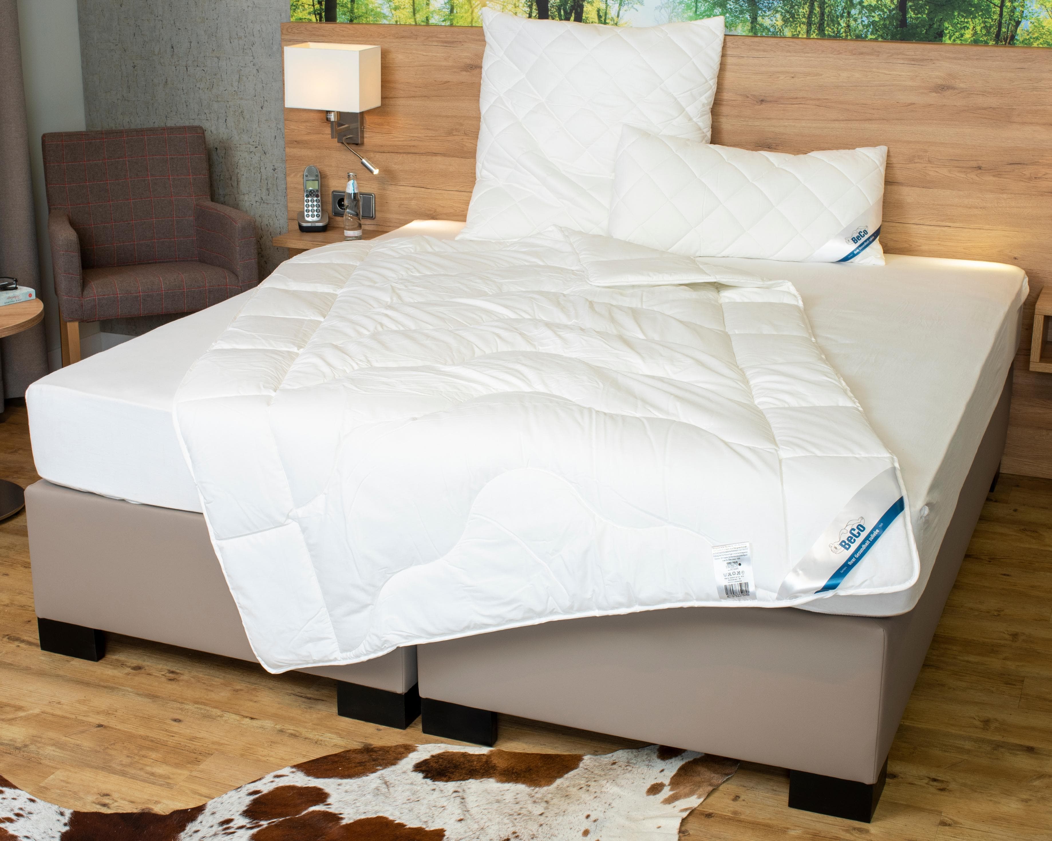 BECO Medibett MF50 Bettdecke 135x200 cm Weiß Baumwolle