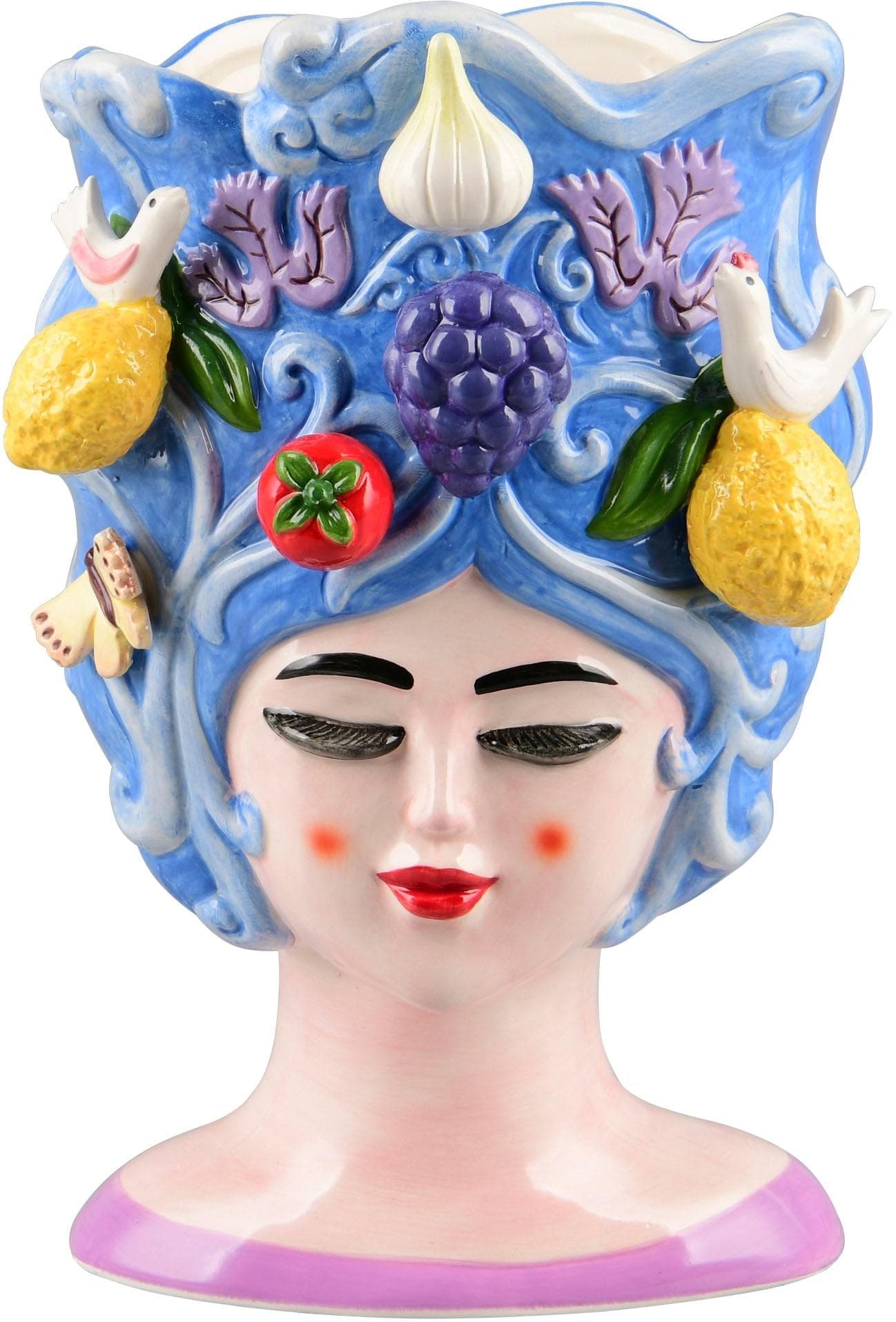 Mirrors and More Dekovase FIORA Bunt Keramik