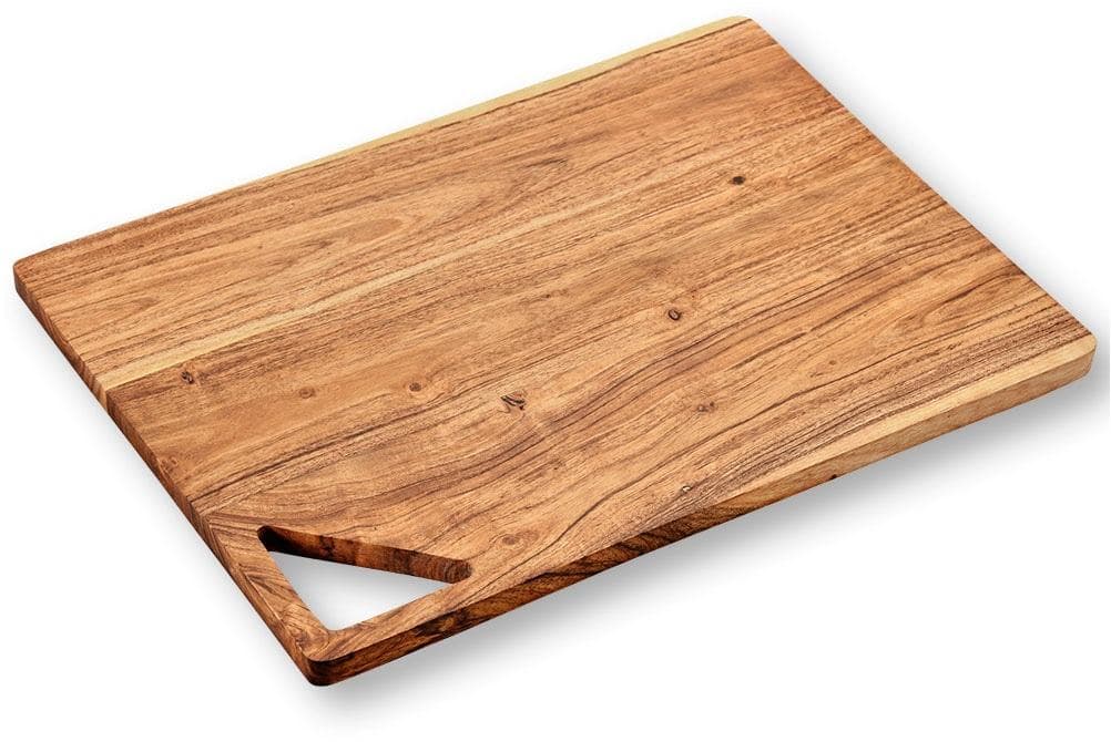 KESPER Schneidebrett Akazie FSC mit Aussparung beige