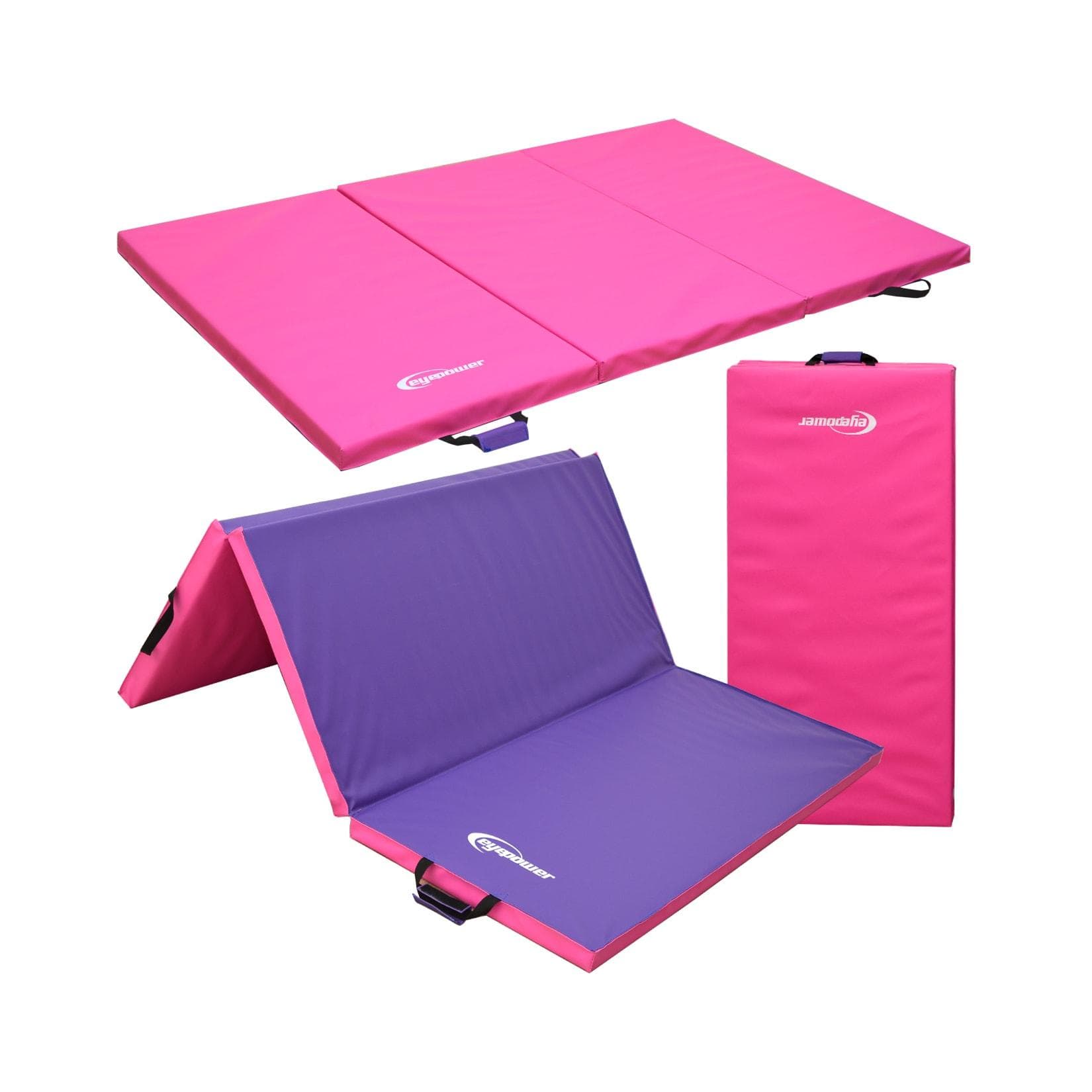 Eyepower Klappbare Gymnastikmatte 5cm Dick Weichbodenmatte