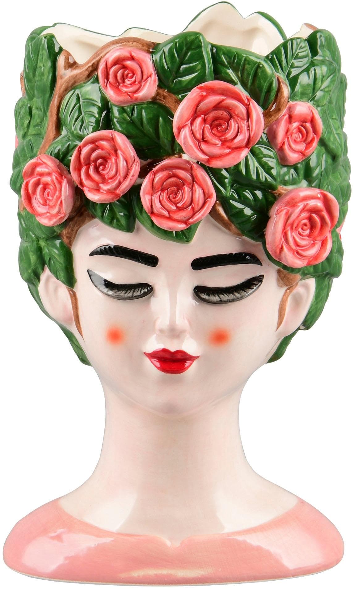 Dekovase ROMINA Keramik Vielfarbig Mirrors and More