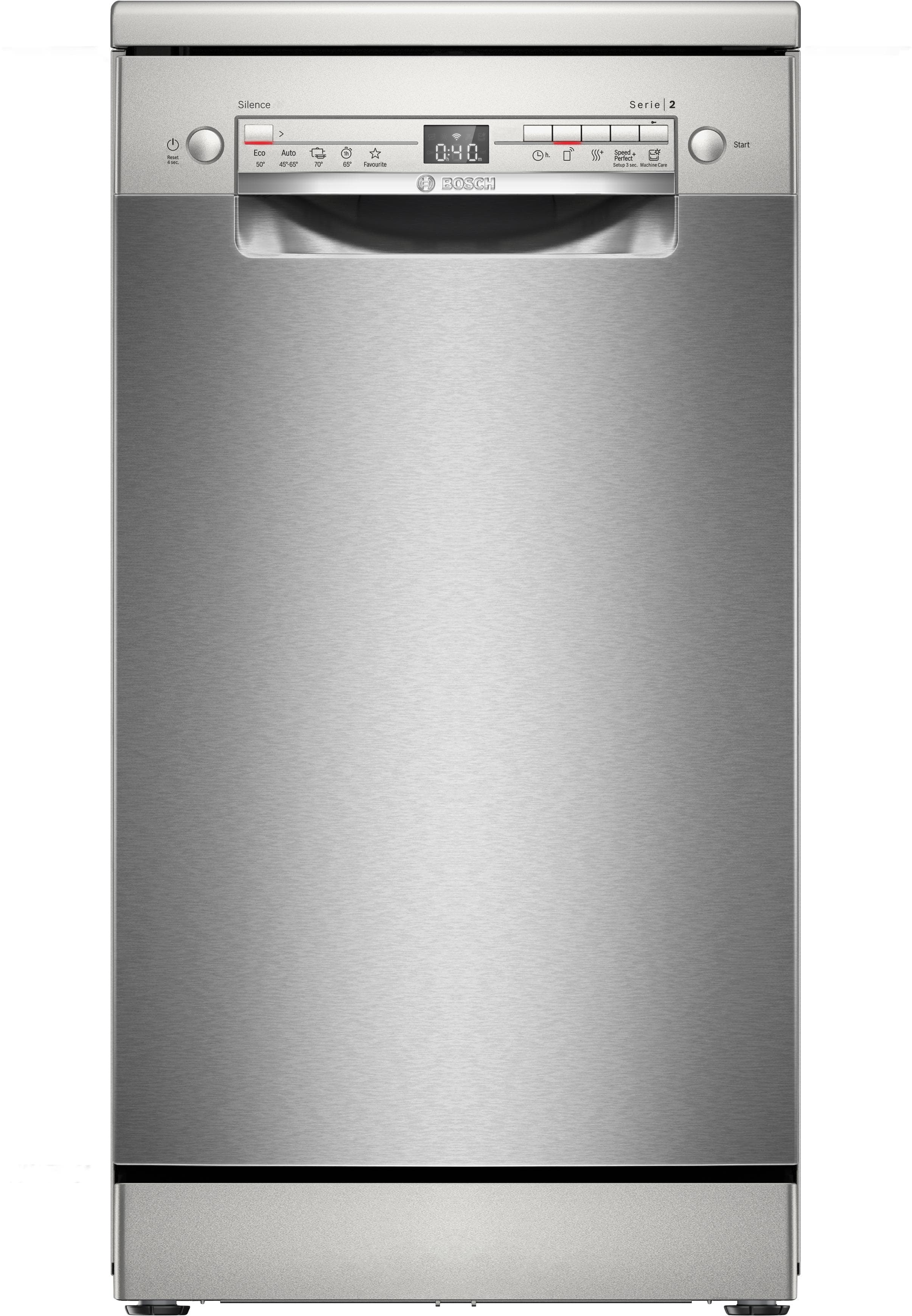 BOSCH Standgeschirrspüler SPS2HMI42E Silber