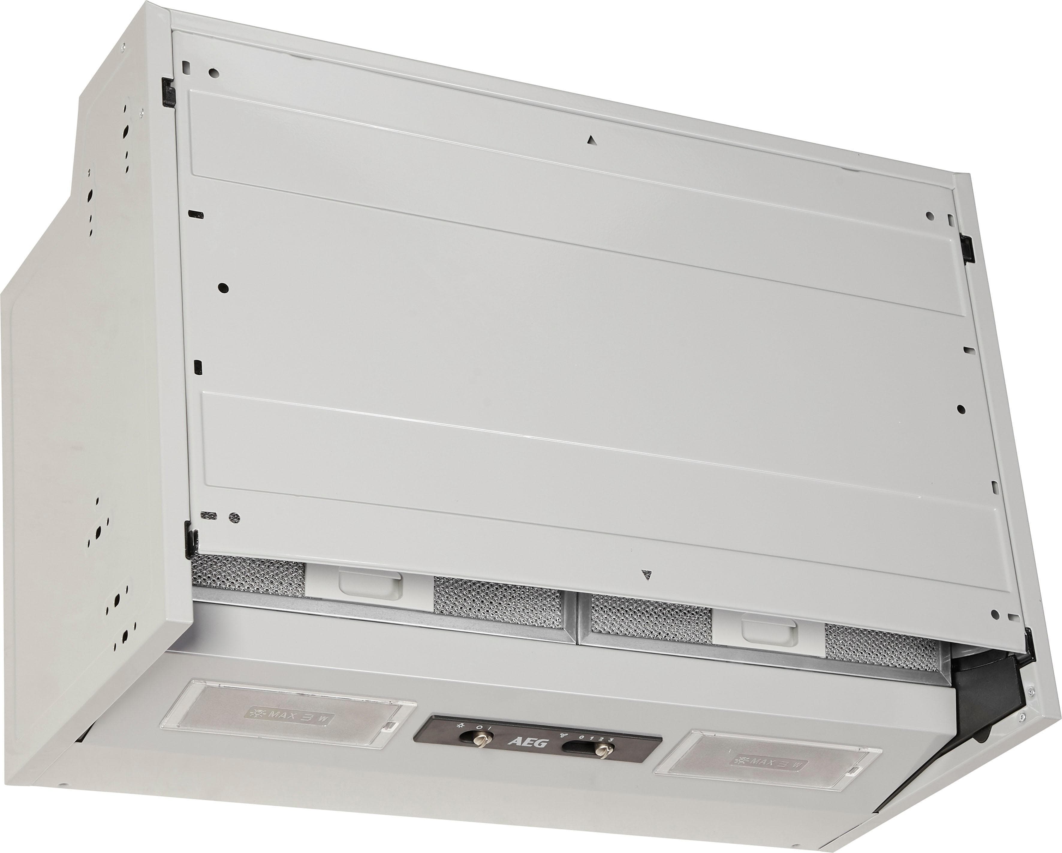 AEG Zwischenbauhaube DEB2631S Silber LED-Beleuchtung