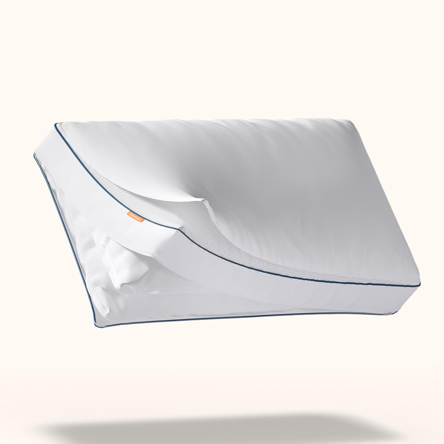 Emma Premium Flauschkissen 80x80cm Weiß