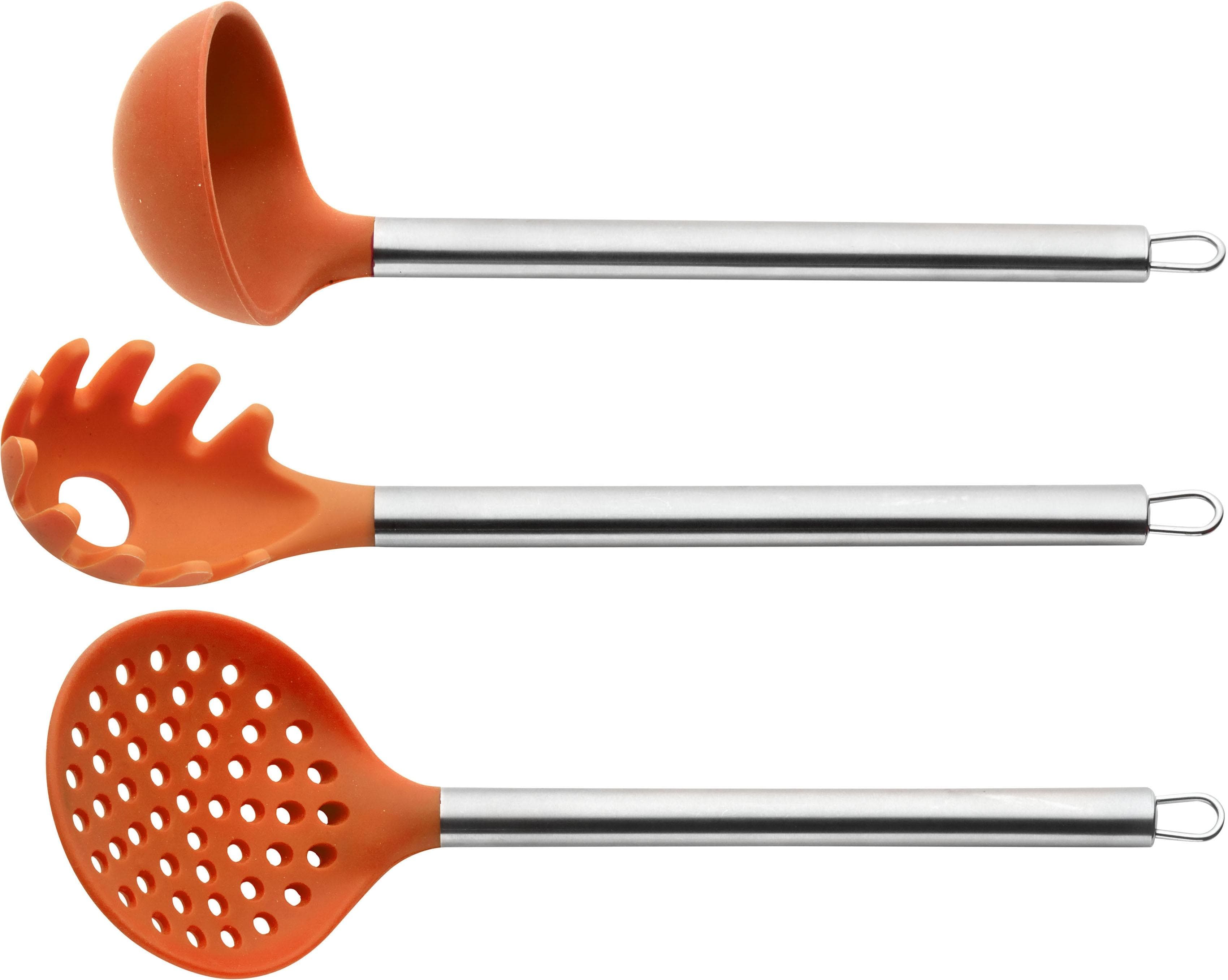 Kochbesteck-Set PINTINOX Silicone Orange 3-teilig