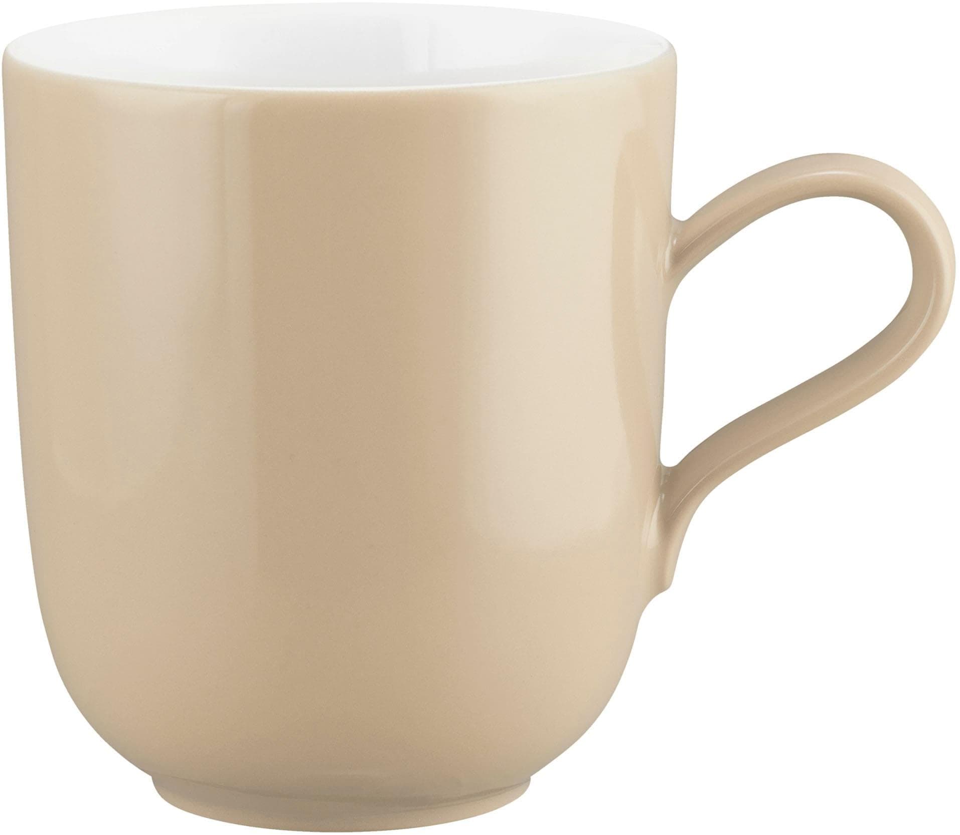Seltmann Weiden Liberty Becher dusty beige Porzellan