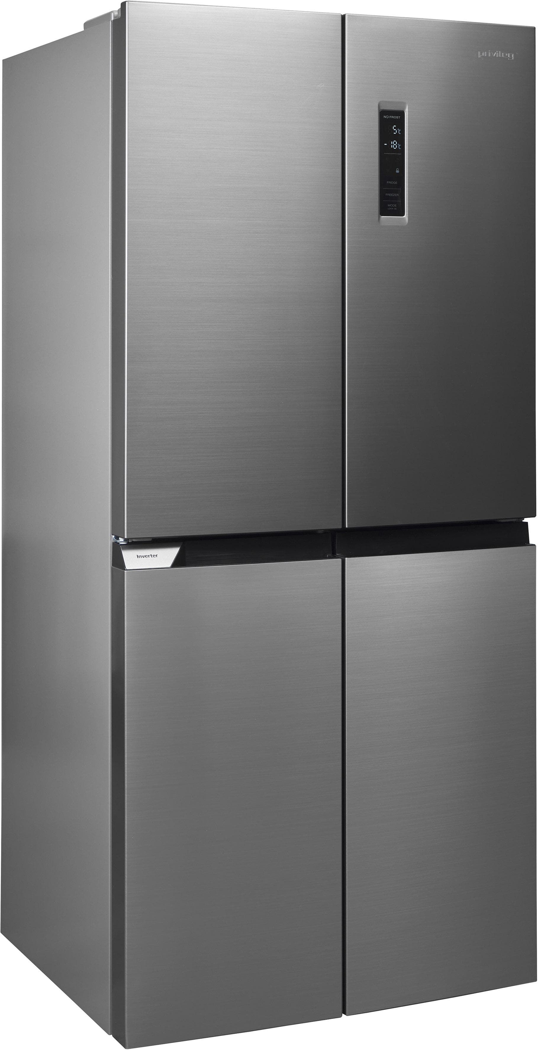 Privileg Multi Door Kühlschrank PRGF 6421 XP4E Silber