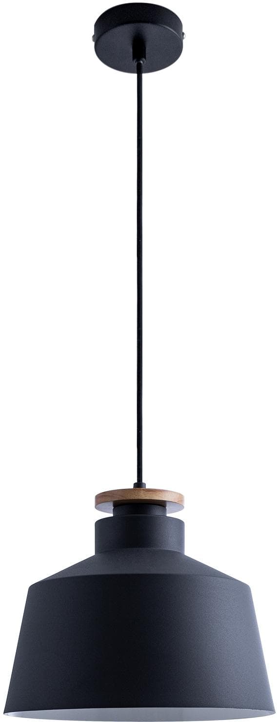 PACO HOME Pendelleuchte JACK U Anthrazit E27 Skandi