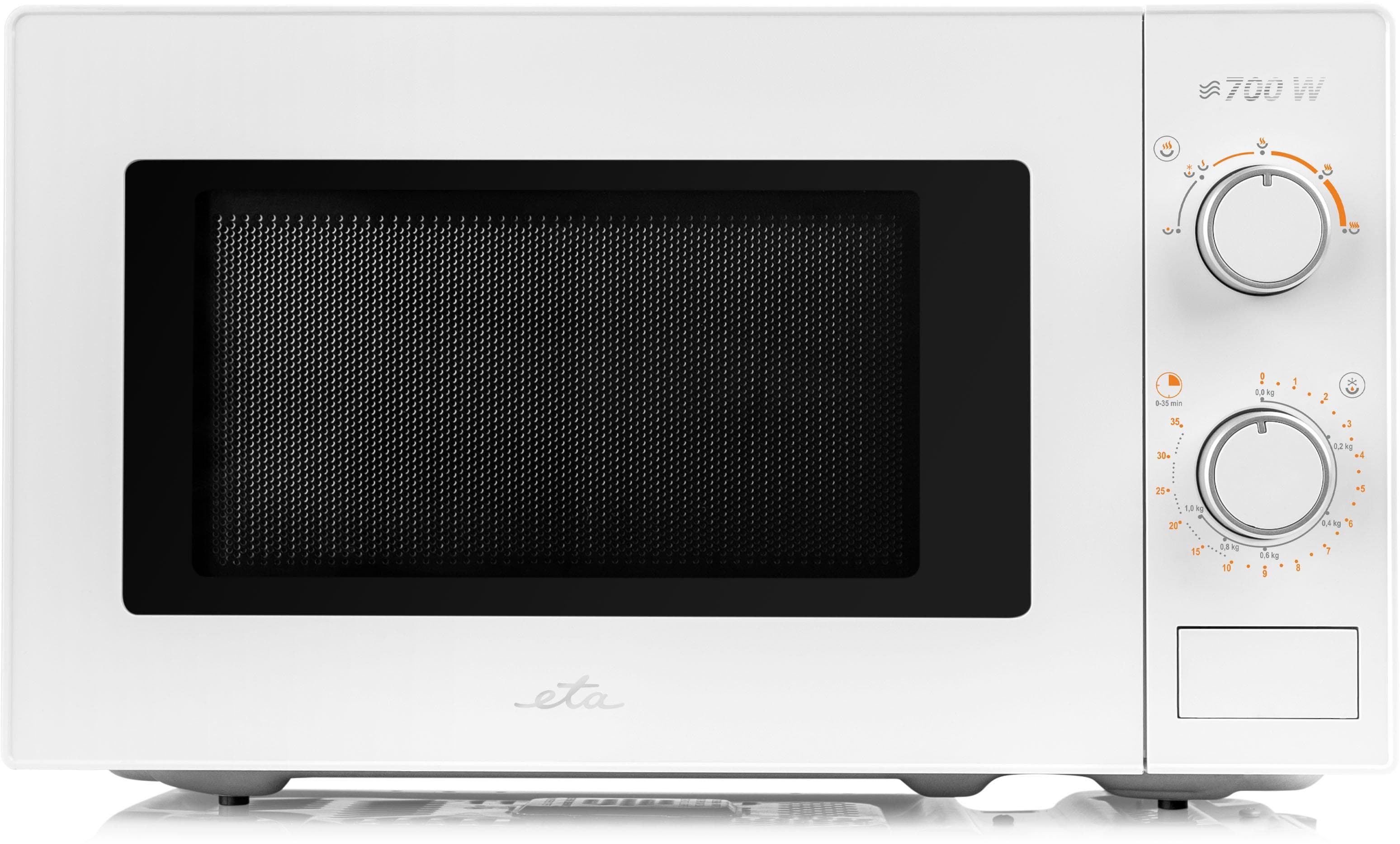 ETA Mikrowelle MORELO Weiß 700W 5 Stufen