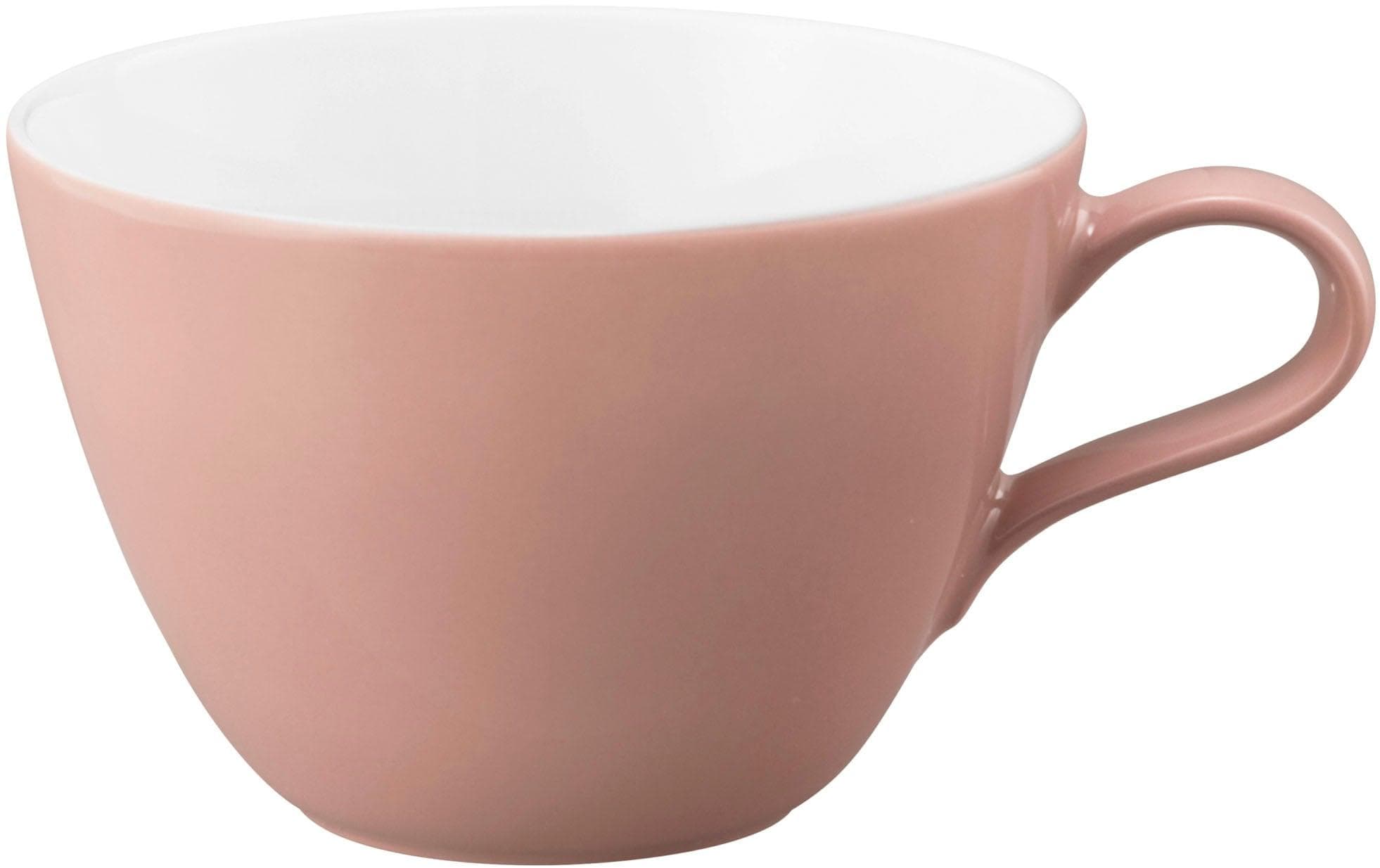 Seltmann Weiden Tasse Life Fashion Weiß Rosa Porzellan