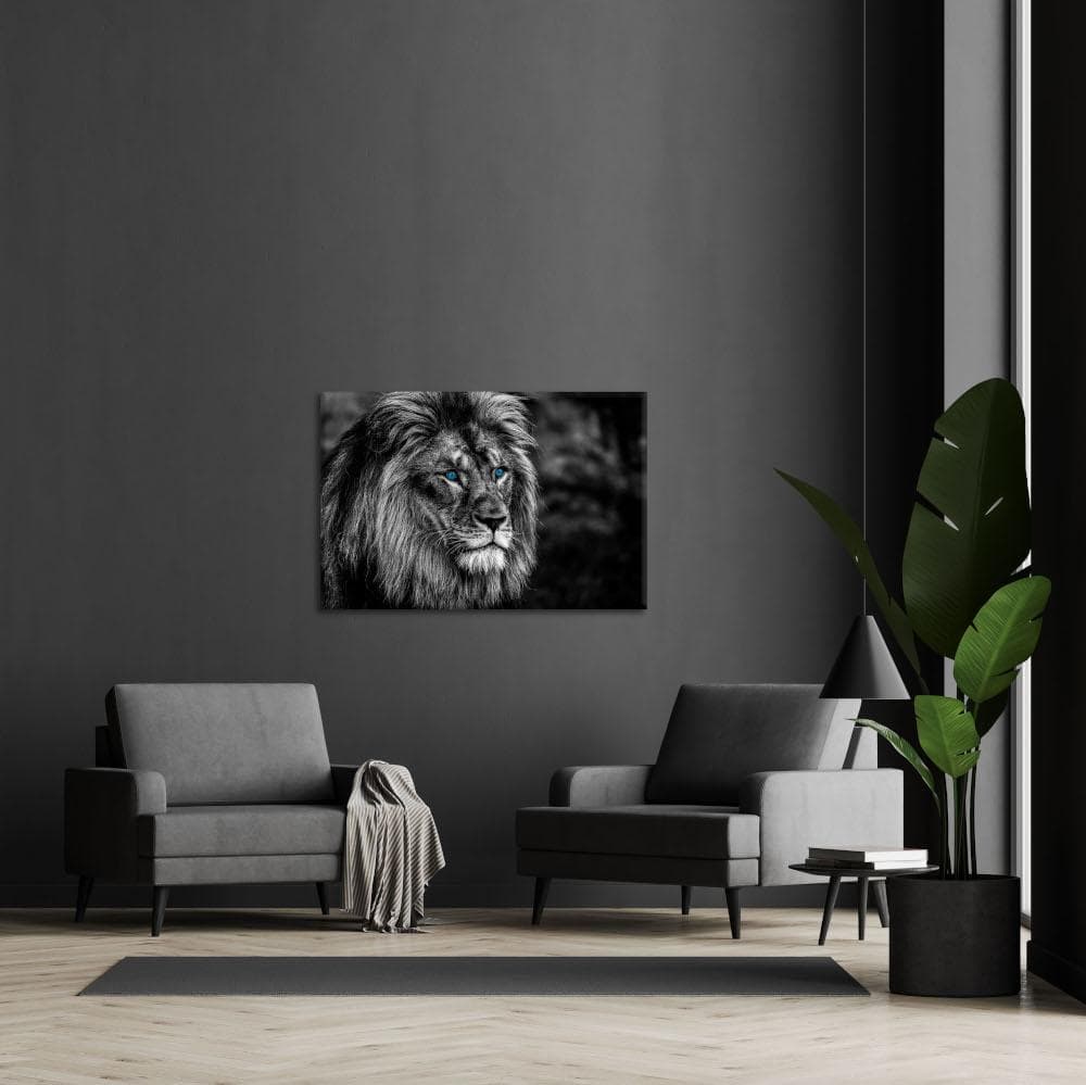 Leinwandbild Löwe bunt 90x60 cm von BÖNNINGHOFF