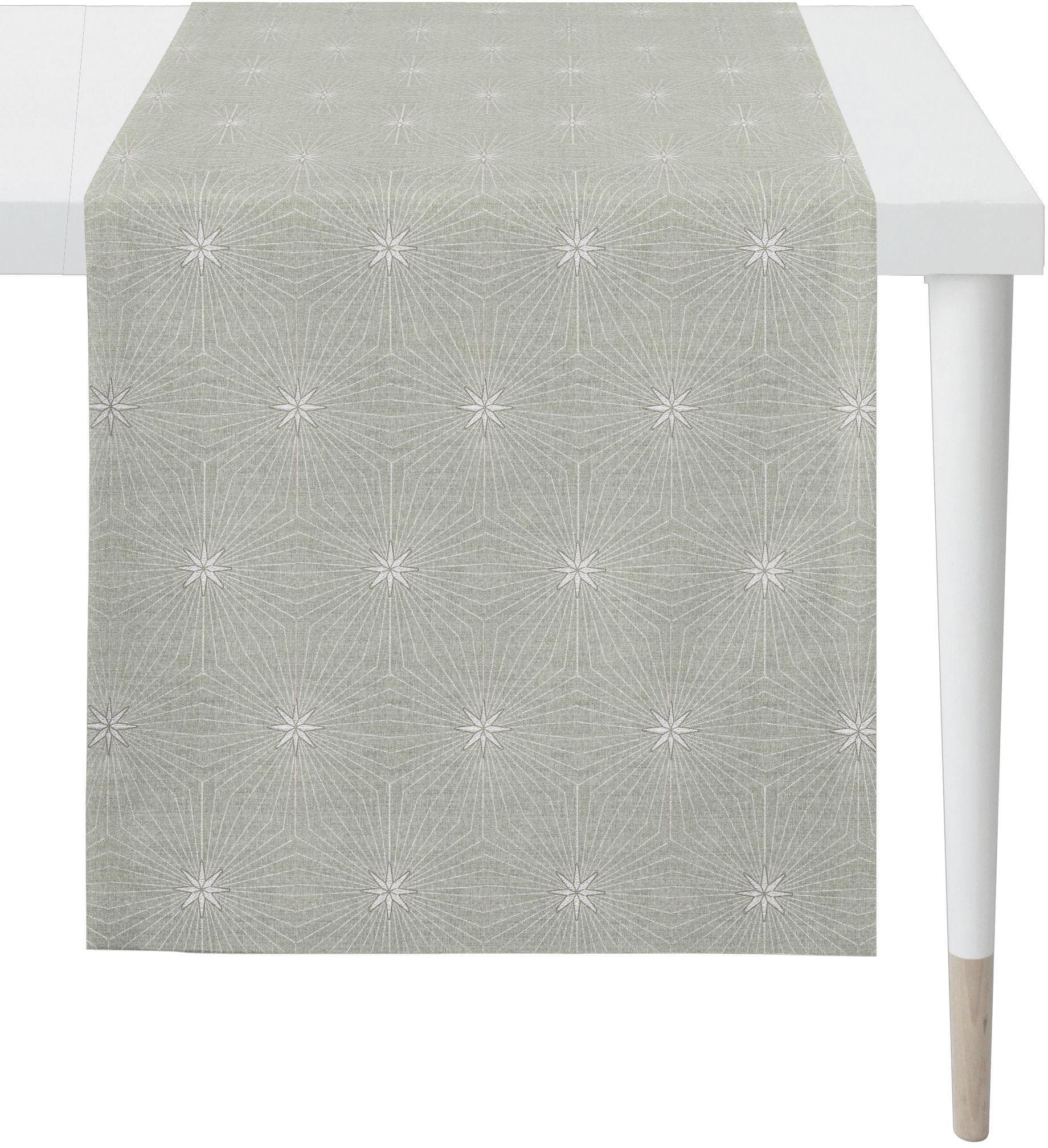 APELT Tischläufer 4710 CHRISTMAS GLAM, Weihnachtsdeko, Lurex-Jacquardgewebe